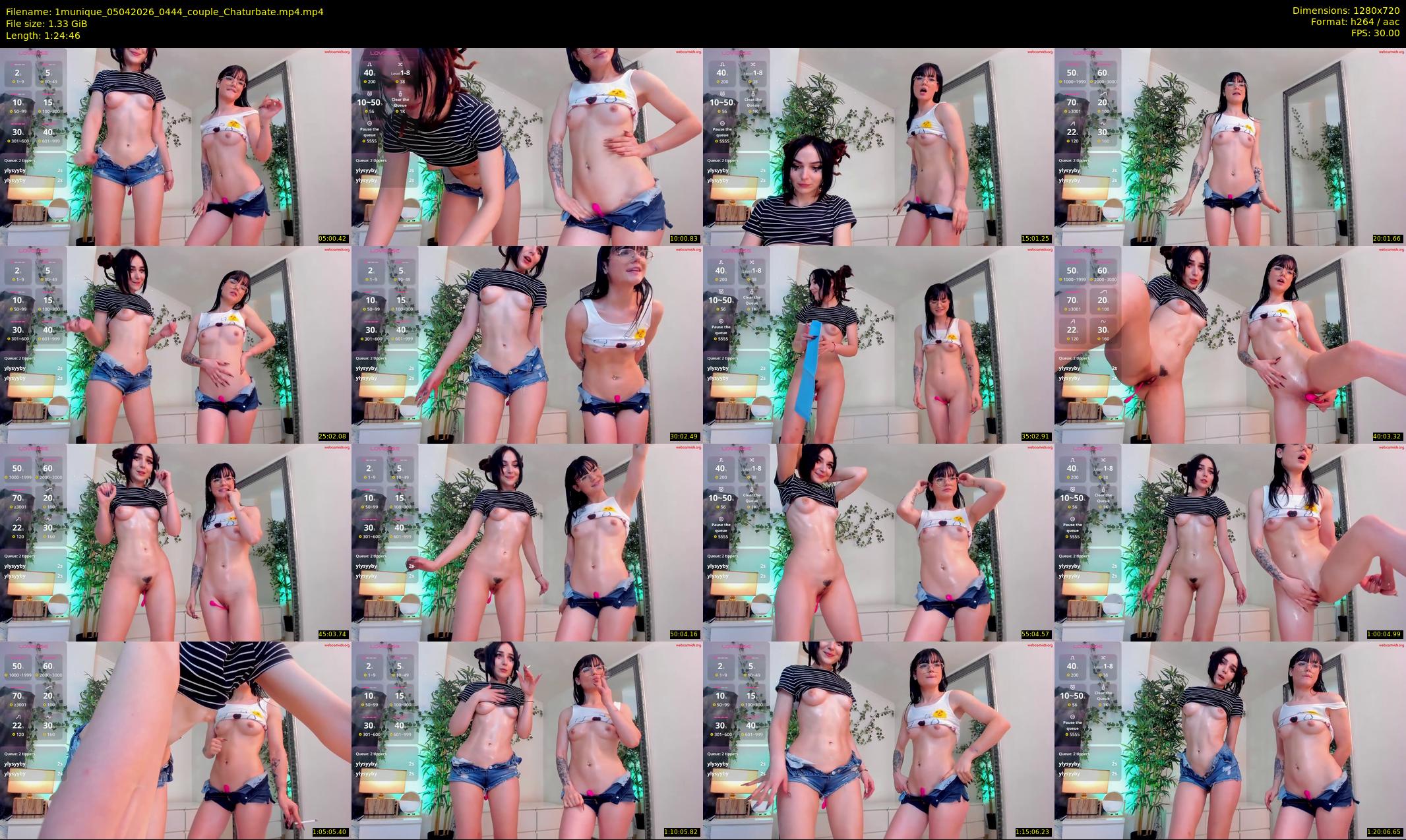 1munique — 85 minute Chaturbate female cam show recording, 720p, Apr 5, 2026