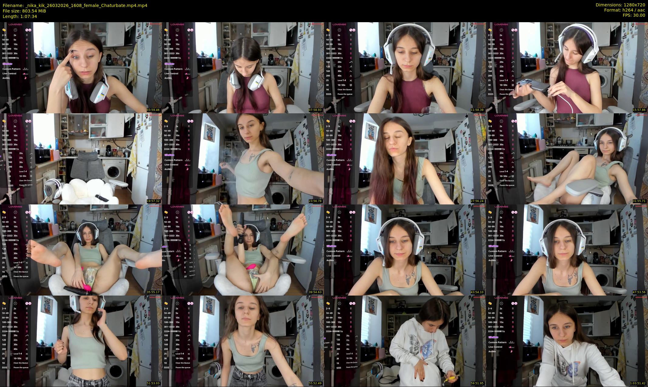 _nika_kik — 68 minute Chaturbate female cam show recording, 720p, Mar 26, 2026