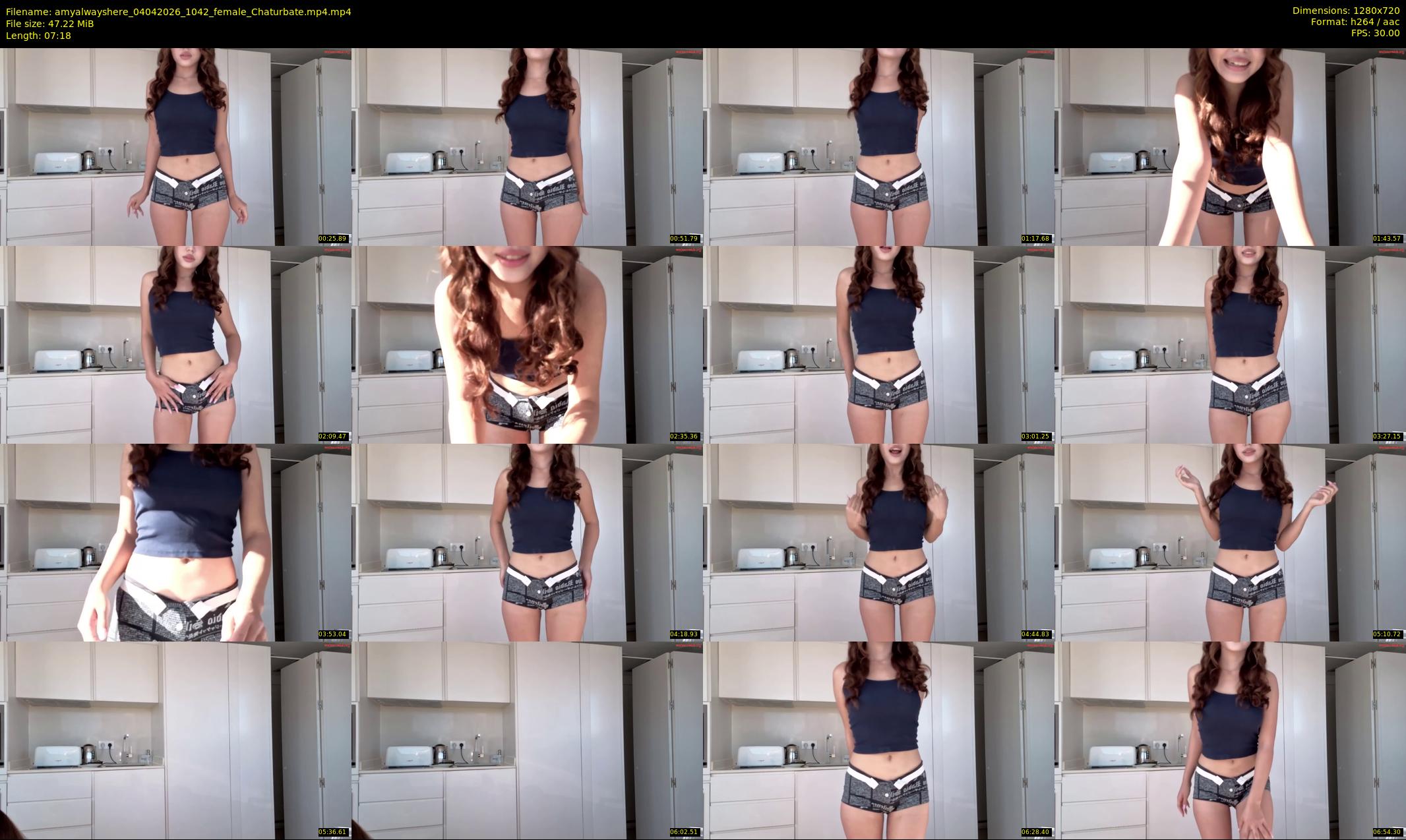 amyalwayshere — 8 minute Chaturbate female cam show recording, 720p, Apr 4, 2026
