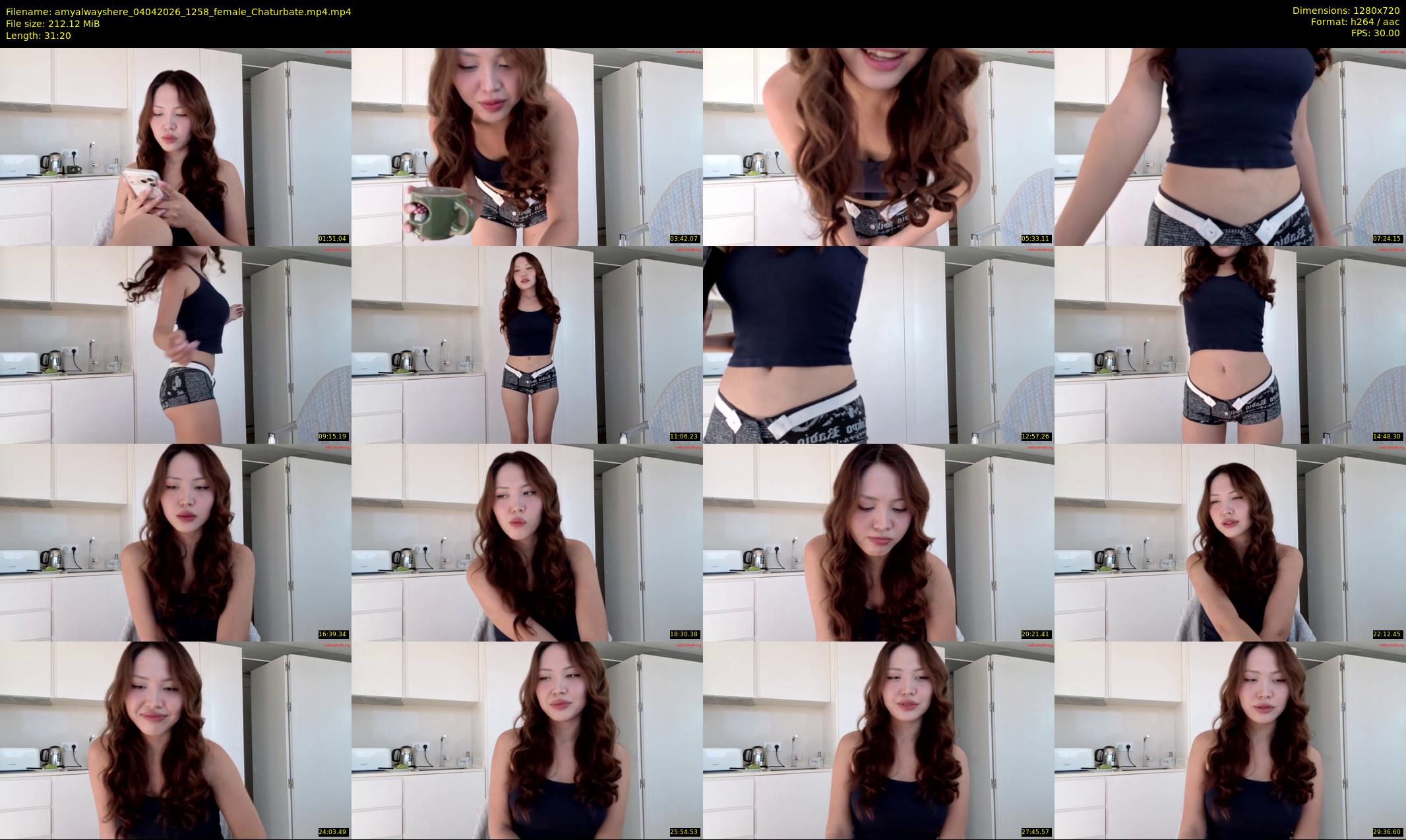 amyalwayshere — 32 minute Chaturbate female cam show recording, 720p, Apr 4, 2026