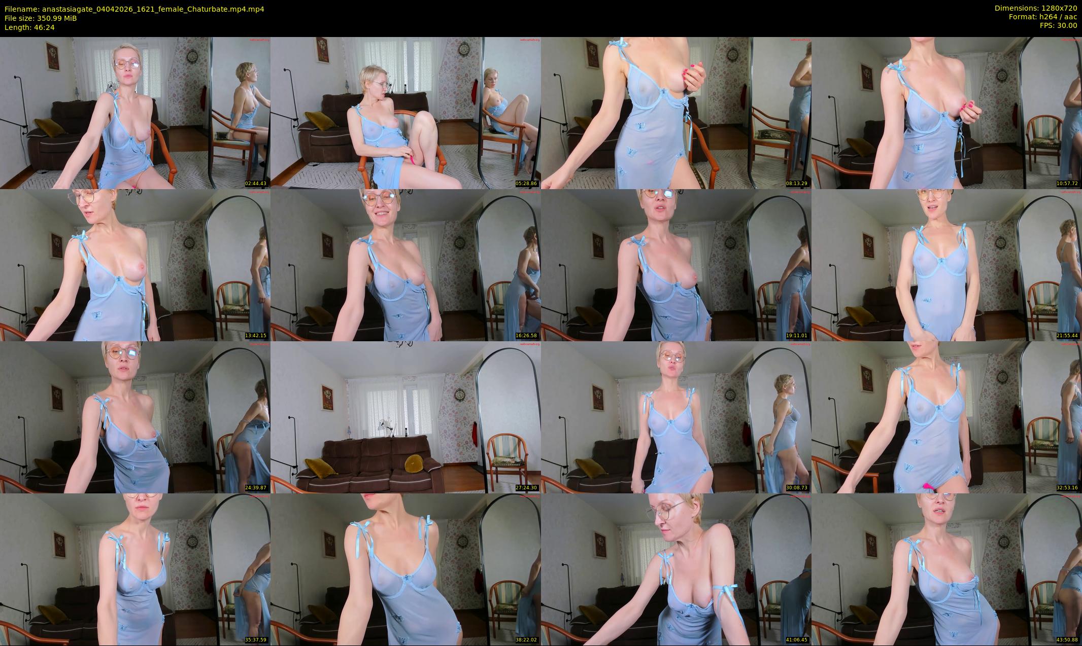 anastasiagate — 47 minute Chaturbate female cam show recording, 720p, Apr 4, 2026