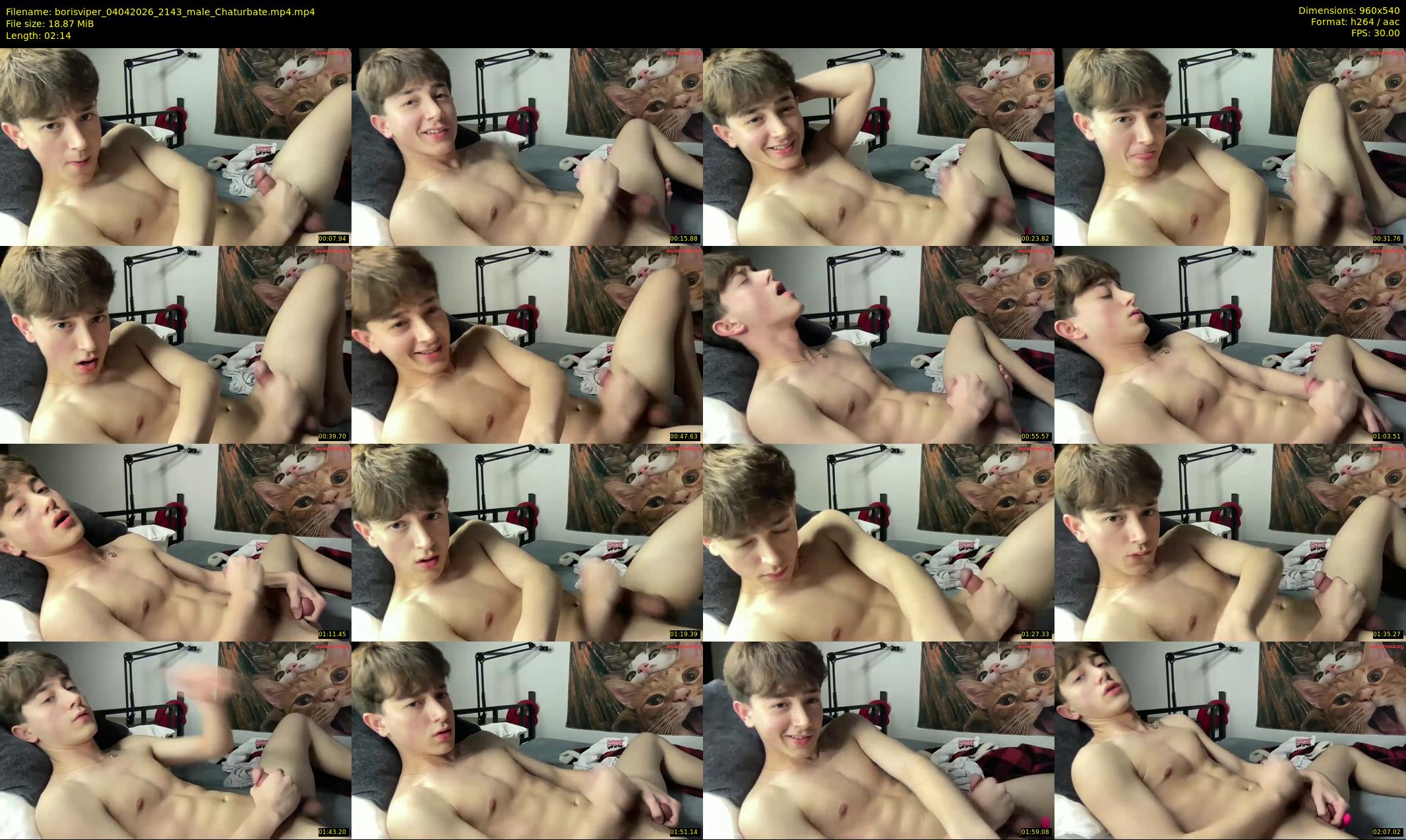 borisviper — 3 minute Chaturbate male cam show recording, 480p, Apr 4, 2026
