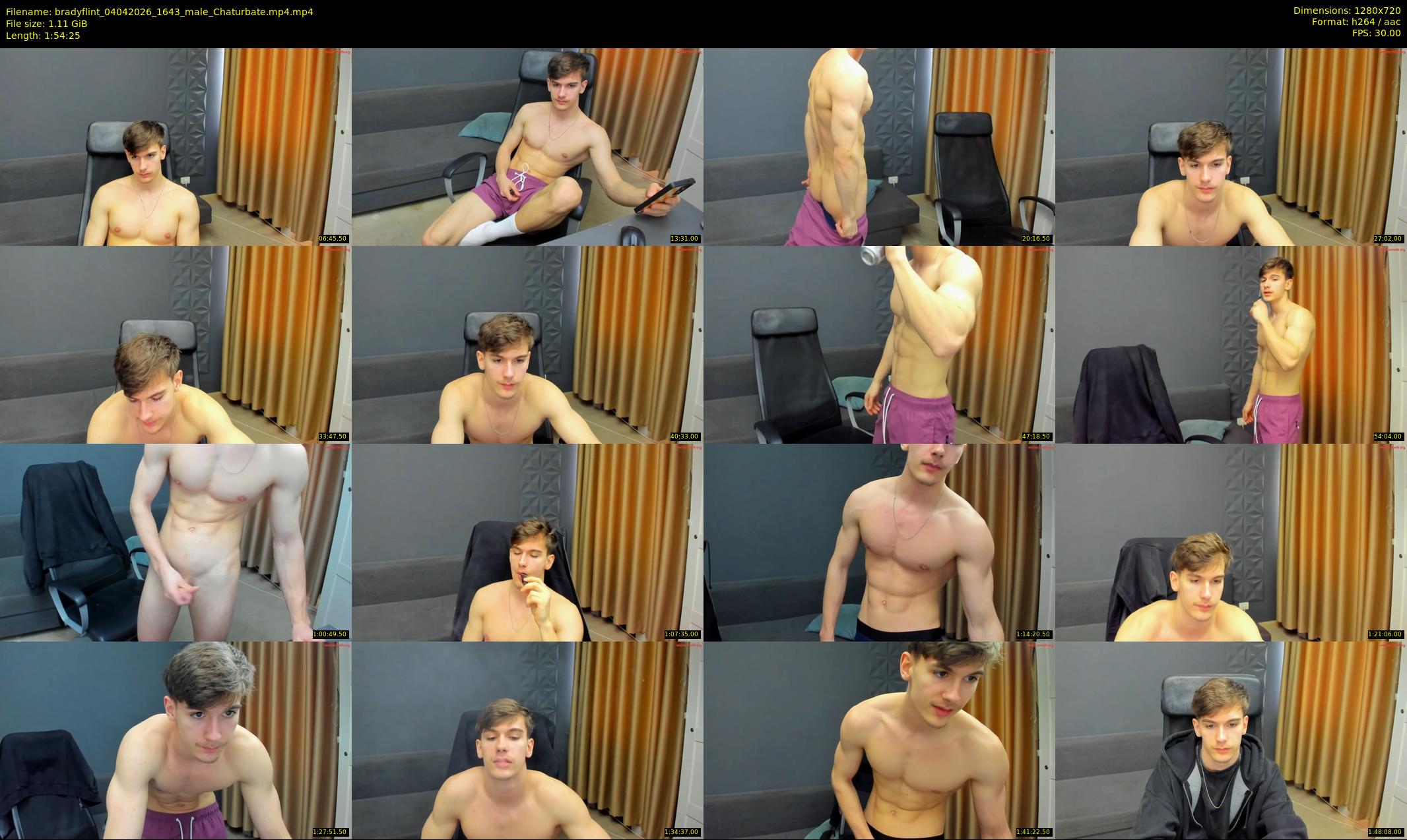 bradyflint — 115 minute Chaturbate male cam show recording, 720p, Apr 4, 2026