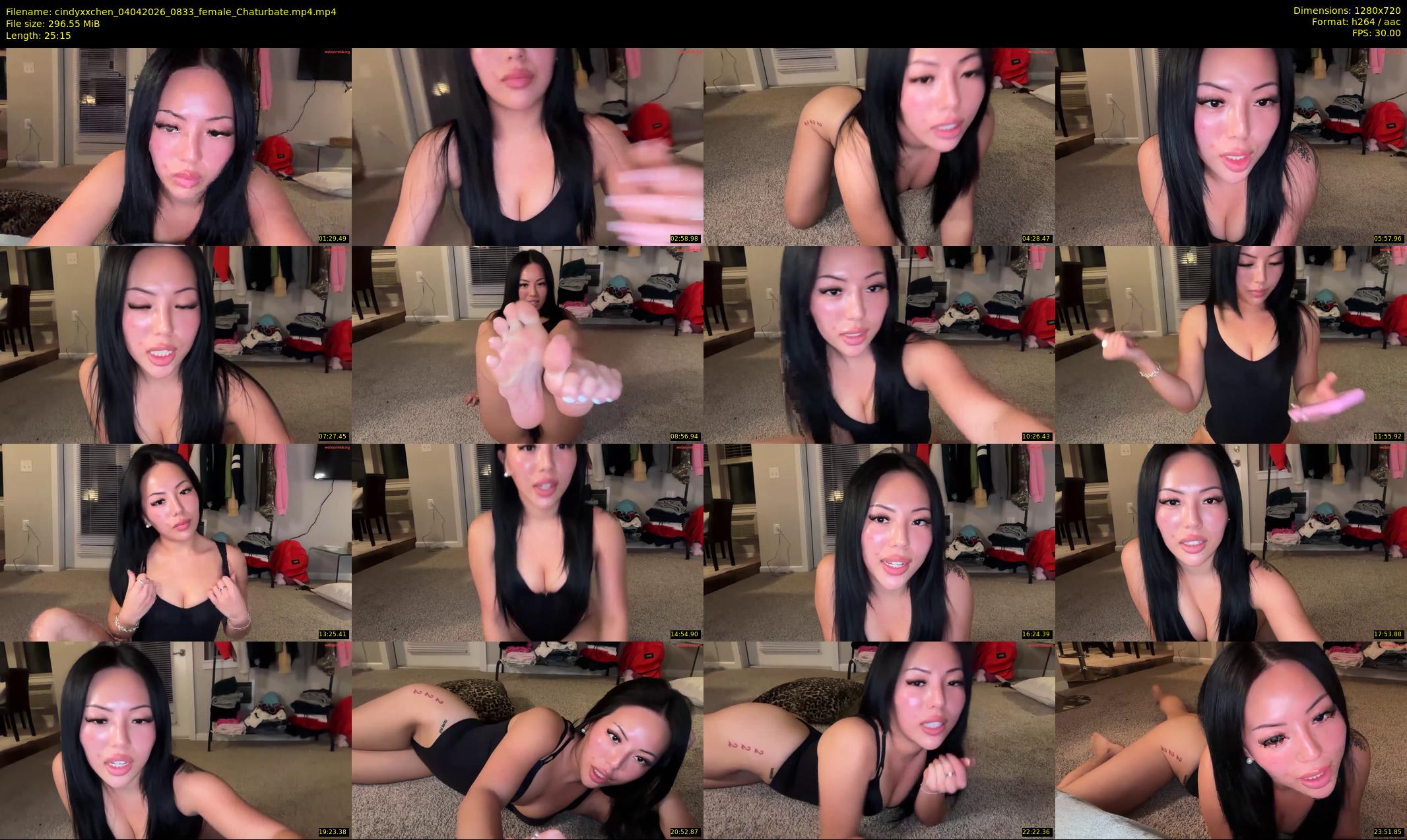 cindyxxchen — 26 minute Chaturbate female cam show recording, 720p, Apr 4, 2026