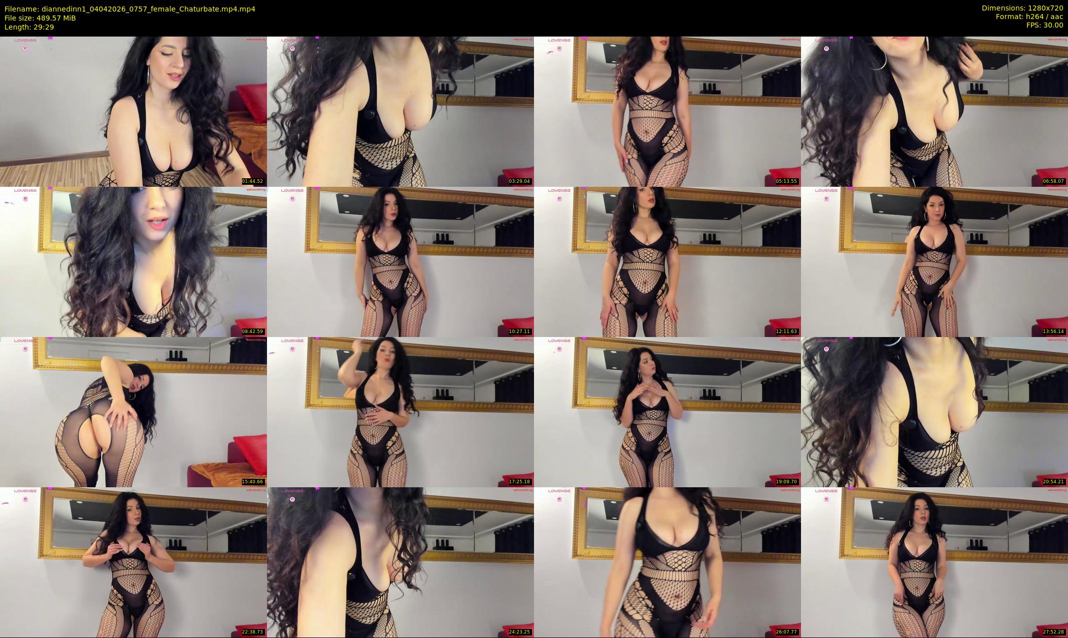 diannedinn1 — 30 minute Chaturbate female cam show recording, 720p, Apr 4, 2026
