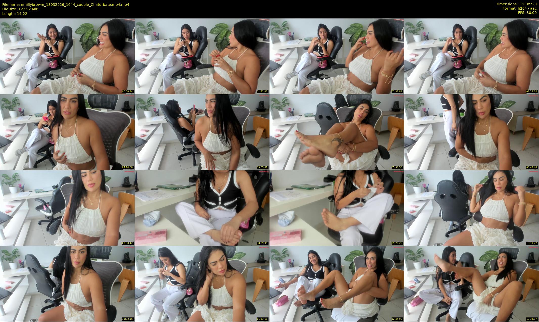 emillybrowm — 15 minute Chaturbate couple cam show recording, 720p, Mar 18, 2026