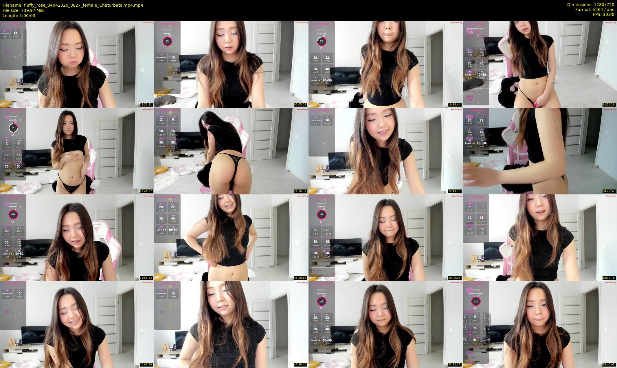 fluffy_rose — 61 minute Chaturbate female cam show recording, 720p, Apr 4, 2026