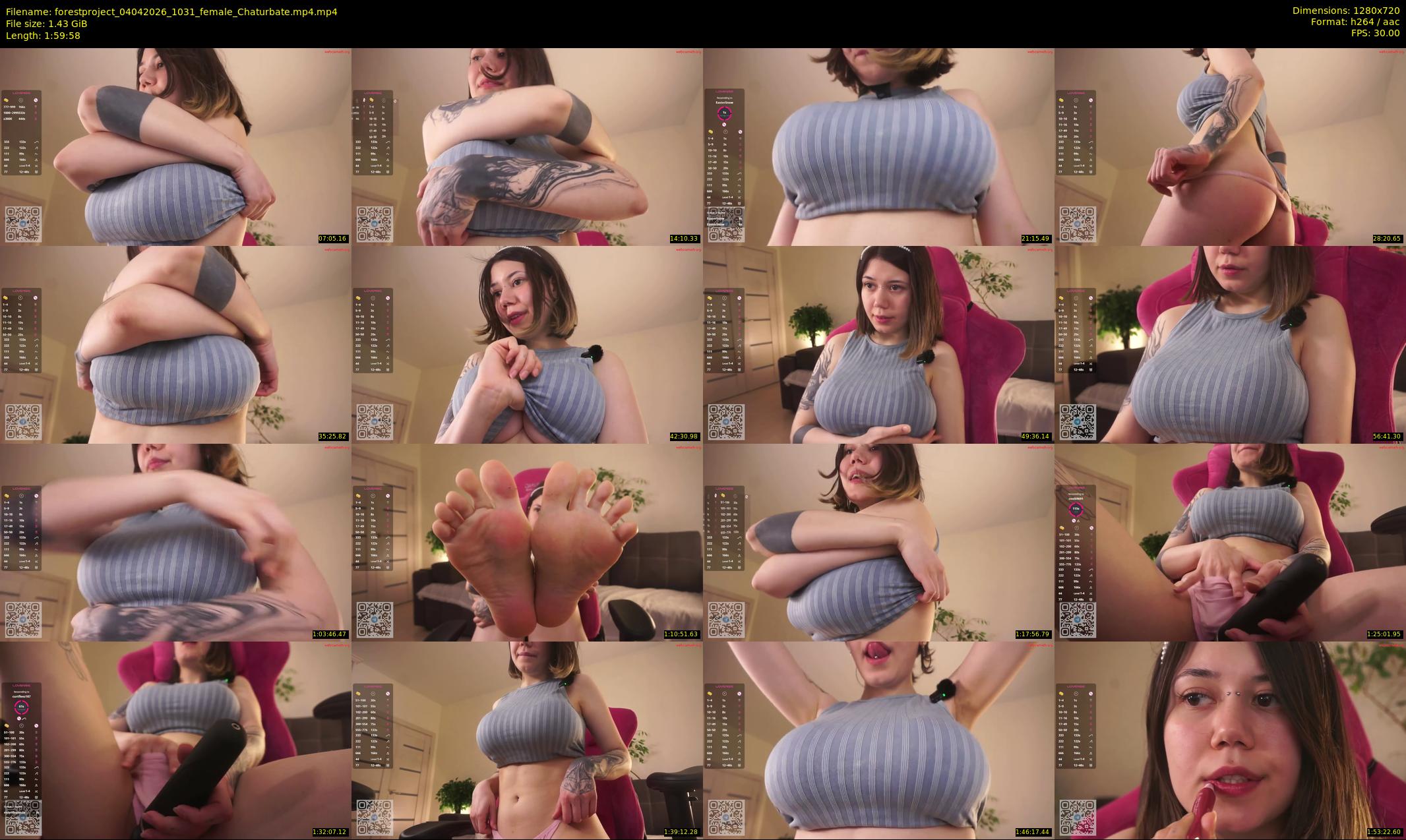 forestproject — 120 minute Chaturbate female cam show recording, 720p, Apr 4, 2026