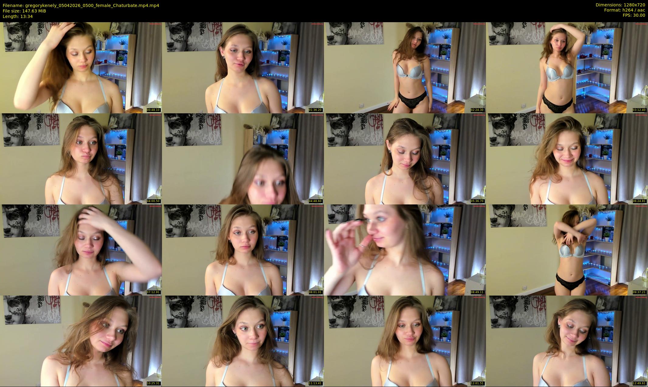 gregorykenely — 14 minute Chaturbate female cam show recording, 720p, Apr 5, 2026