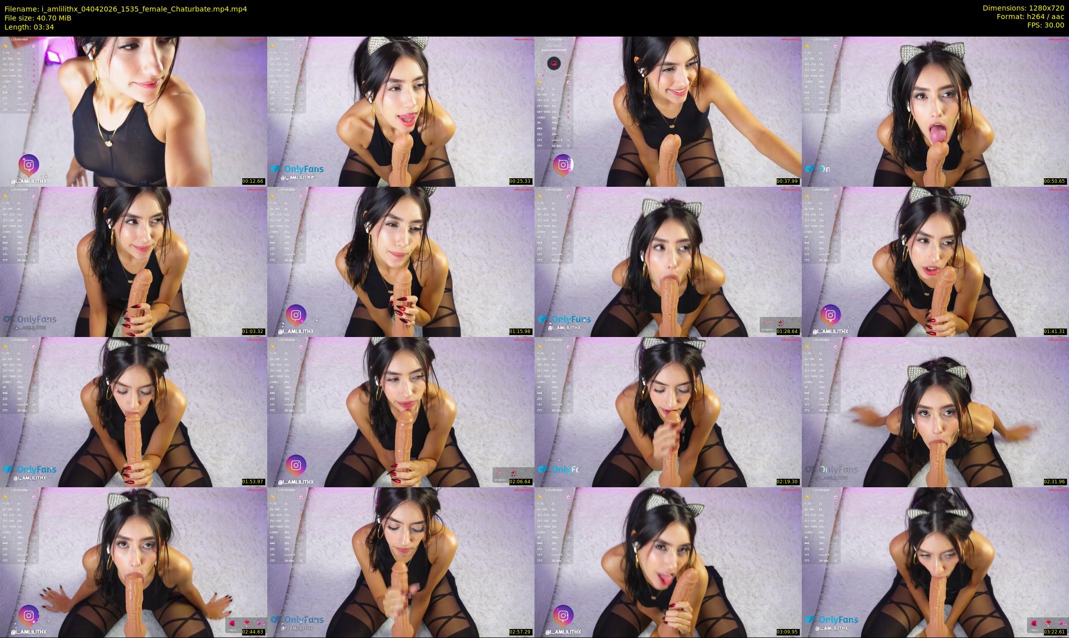i_amlilithx — 4 minute Chaturbate female cam show recording, 720p, Apr 4, 2026