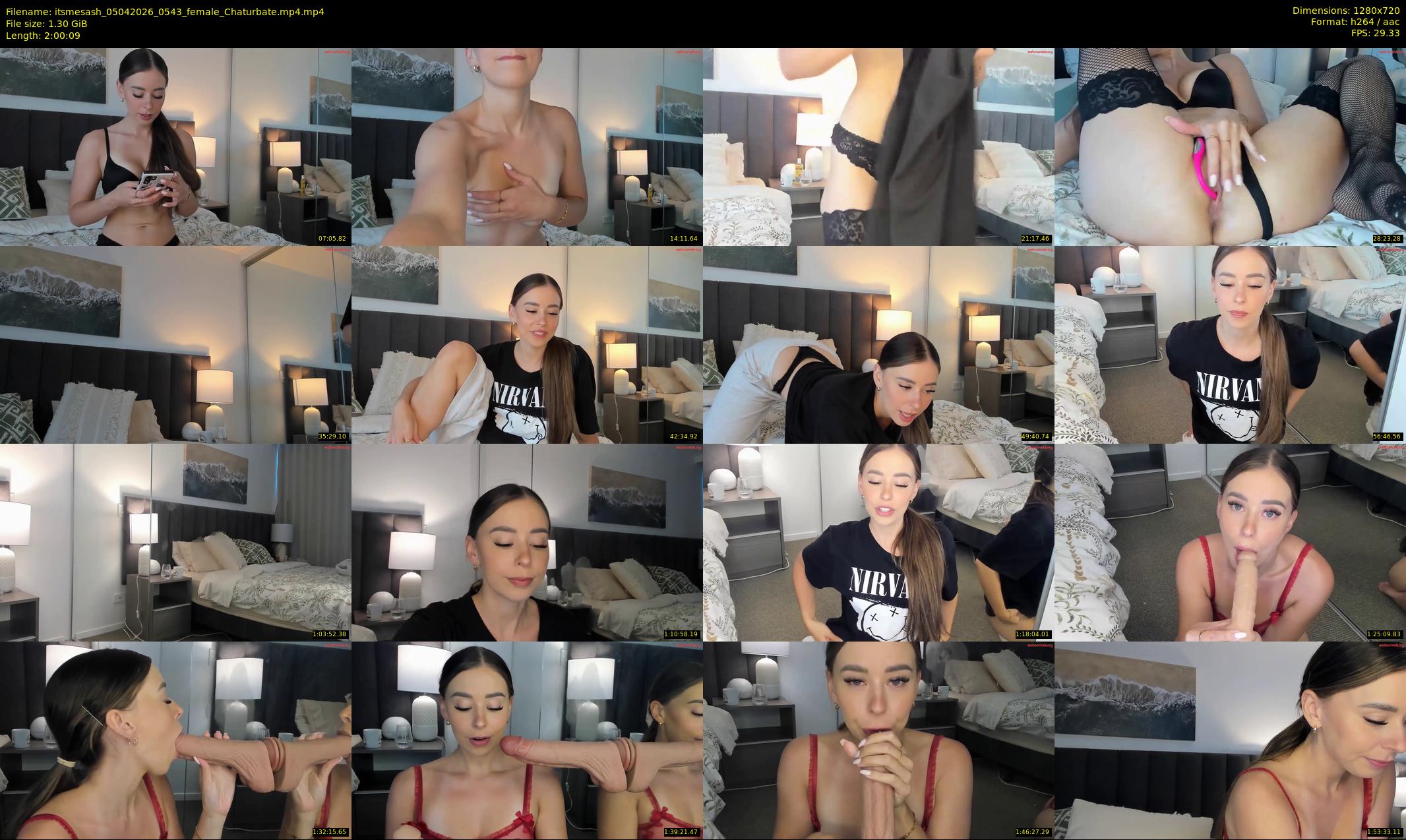 itsmesash — 121 minute Chaturbate female cam show recording, 720p, Apr 5, 2026