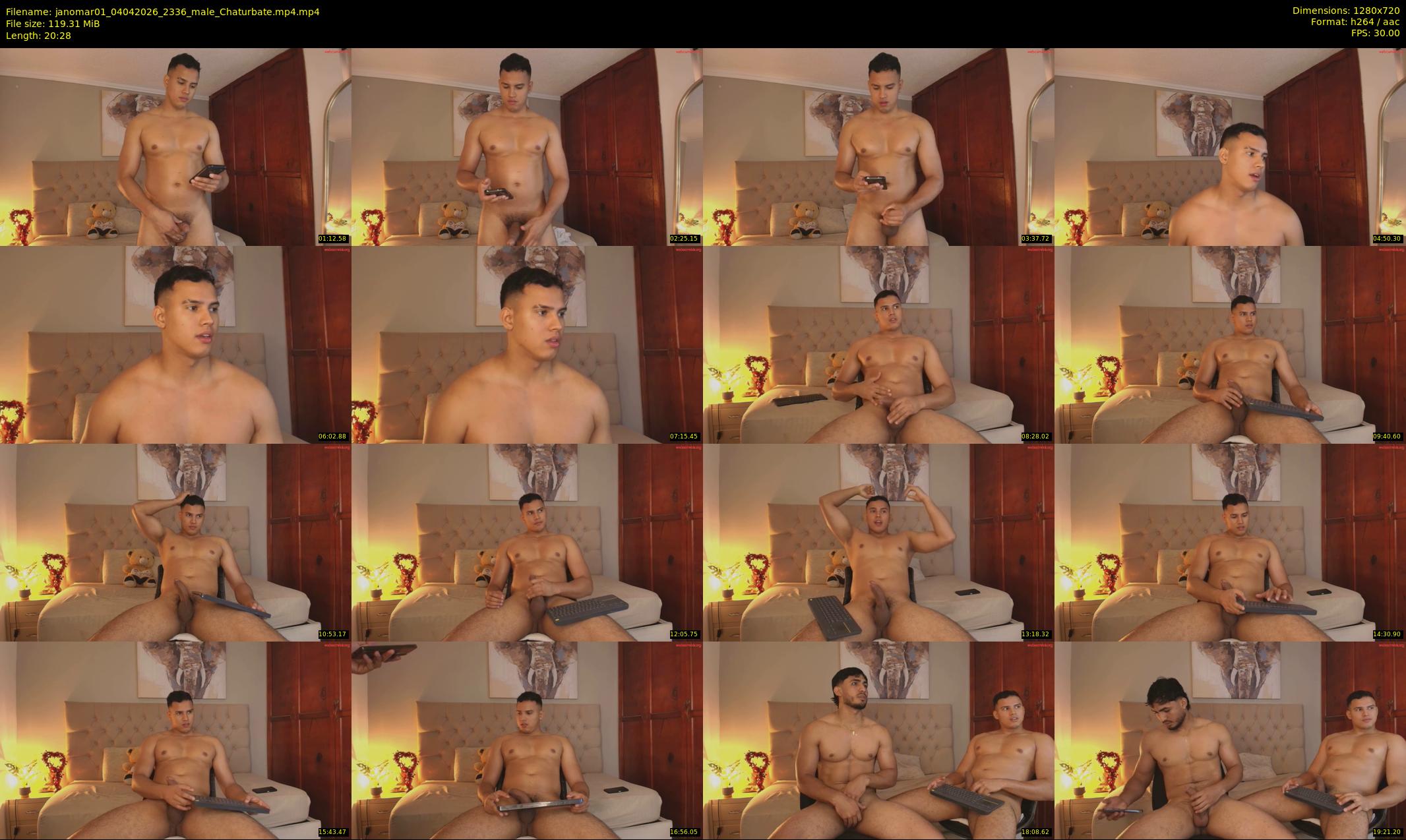 janomar01 — 21 minute Chaturbate male cam show recording, 720p, Apr 4, 2026