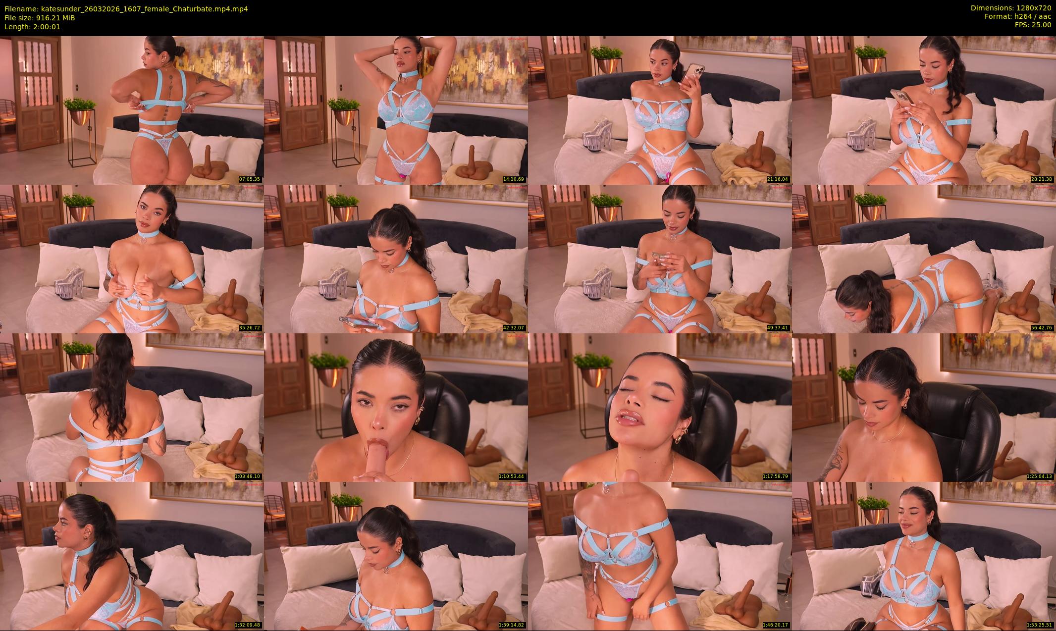 katesunder — 121 minute Chaturbate female cam show recording, 720p, Mar 26, 2026