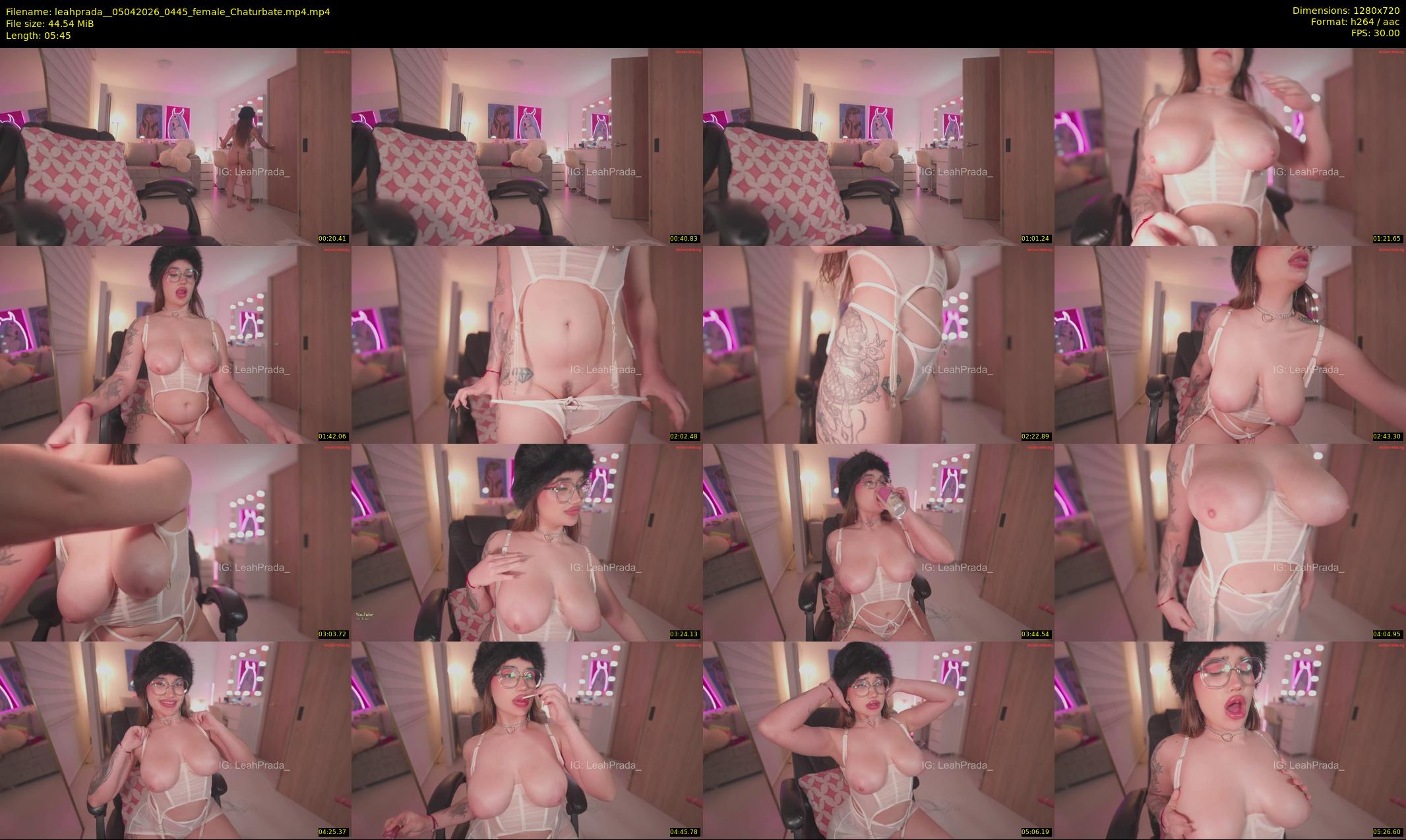 leahprada_ — 6 minute Chaturbate female cam show recording, 720p, Apr 5, 2026