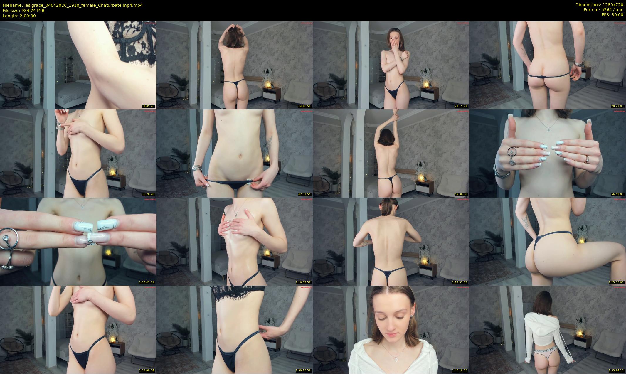 lesigrace — 120 minute Chaturbate female cam show recording, 720p, Apr 4, 2026