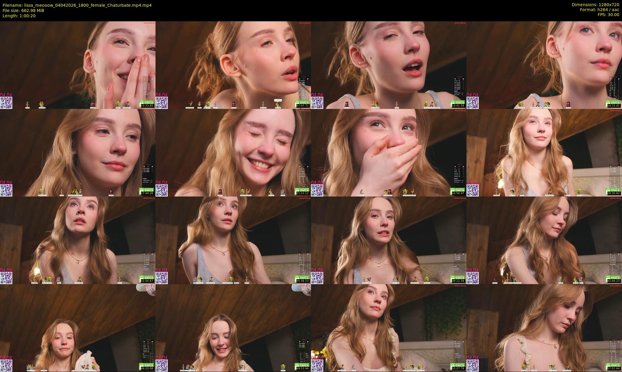 lissa_meooow — 61 minute Chaturbate female cam show recording, 720p, Apr 4, 2026