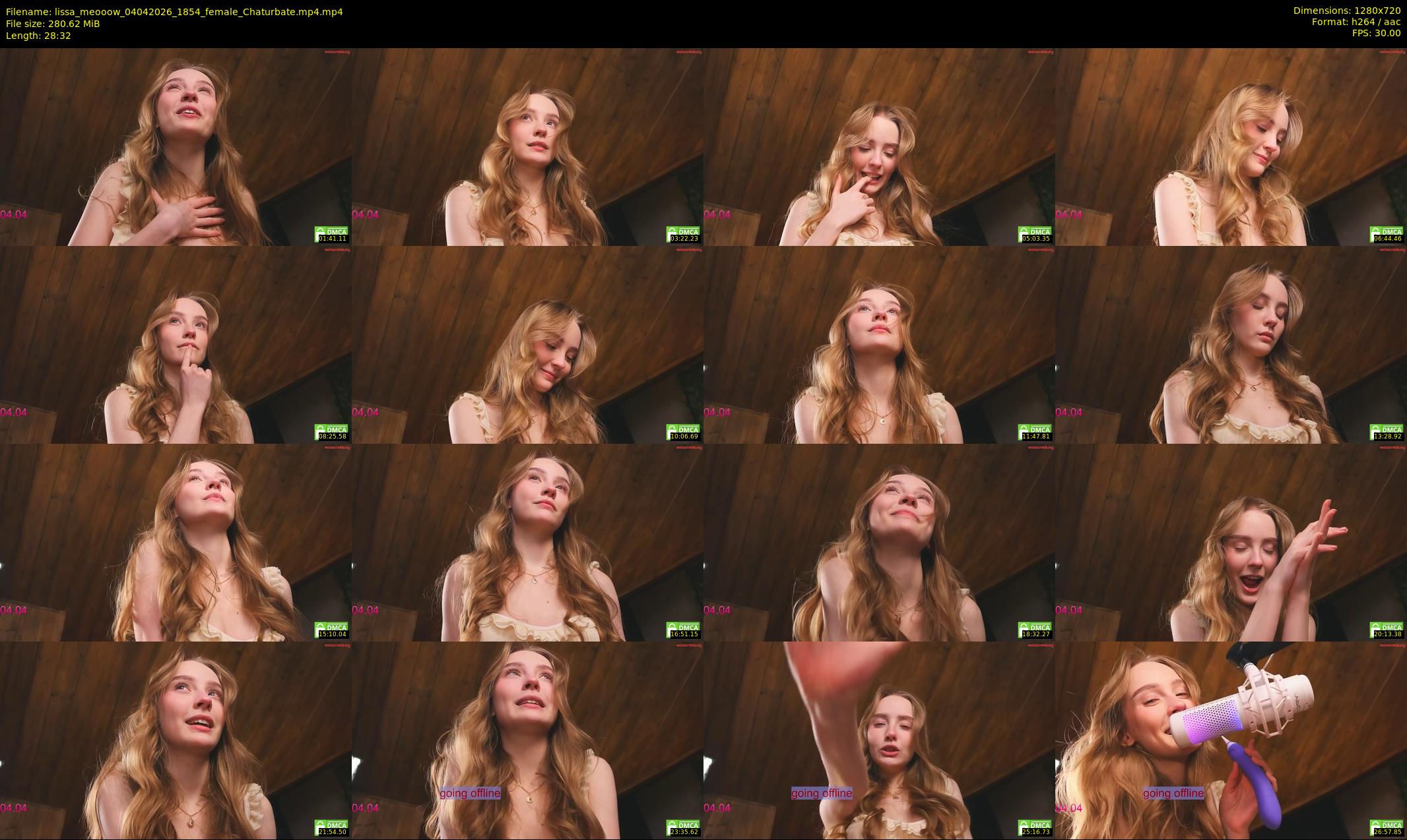 lissa_meooow — 29 minute Chaturbate female cam show recording, 720p, Apr 4, 2026