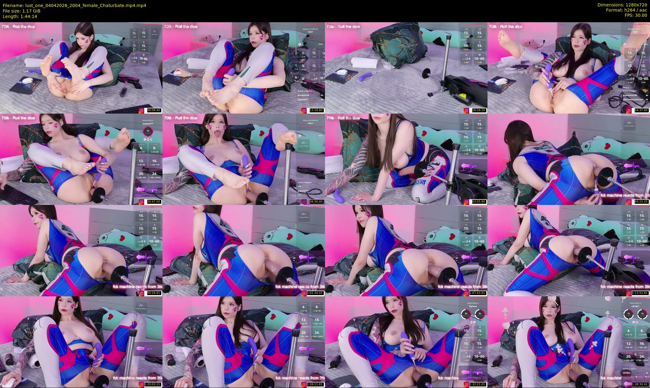lust_one — 105 minute Chaturbate female cam show recording, 720p, Apr 4, 2026