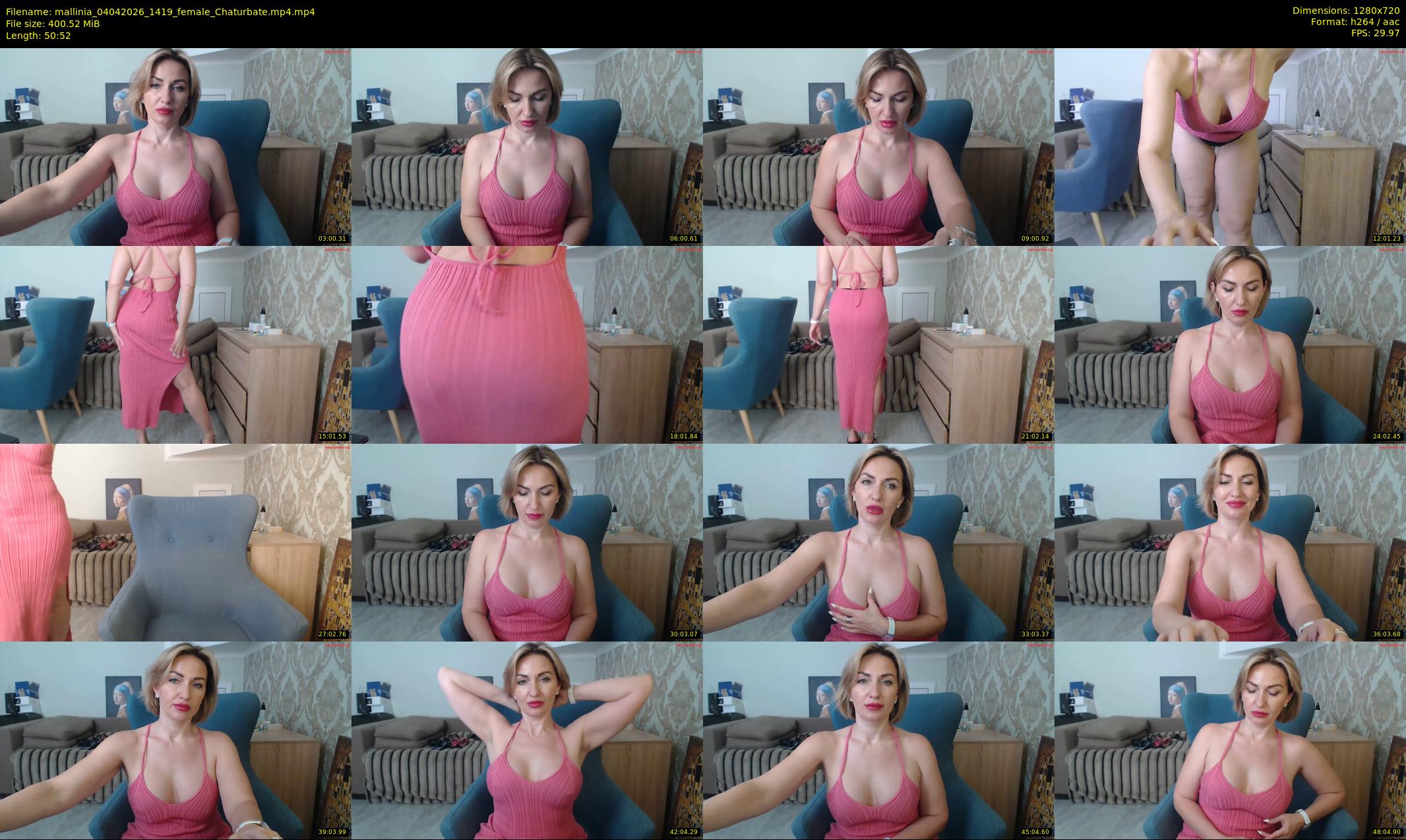 mallinia — 51 minute Chaturbate female cam show recording, 720p, Apr 4, 2026