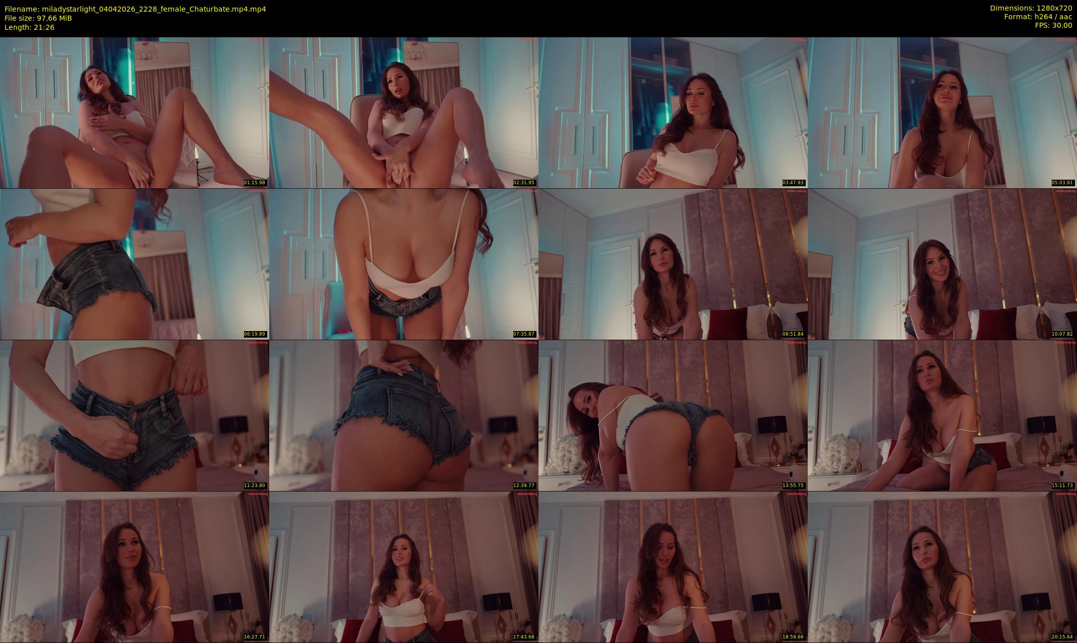 miladystarlight — 22 minute Chaturbate female cam show recording, 720p, Apr 4, 2026