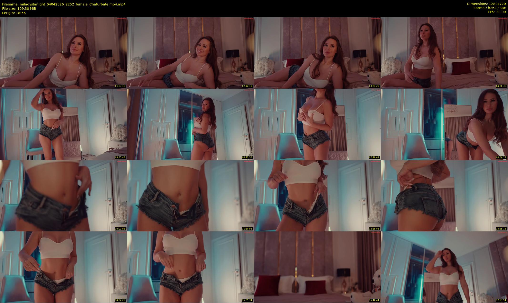 miladystarlight — 19 minute Chaturbate female cam show recording, 720p, Apr 4, 2026