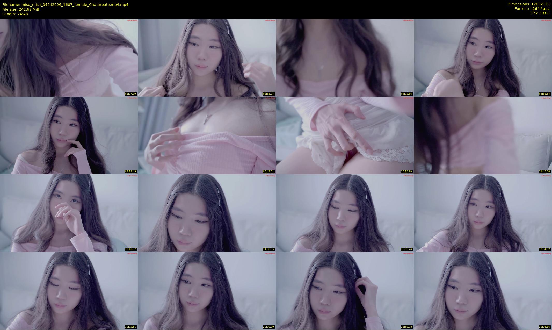 miso_misa — 25 minute Chaturbate female cam show recording, 720p, Apr 4, 2026