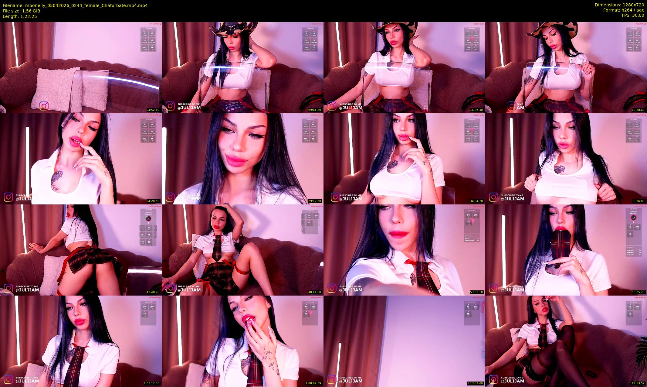 moonelly — 83 minute Chaturbate female cam show recording, 720p, Apr 5, 2026