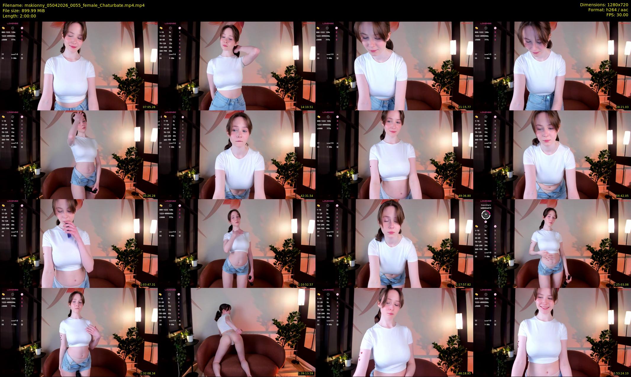mskionny — 120 minute Chaturbate female cam show recording, 720p, Apr 5, 2026