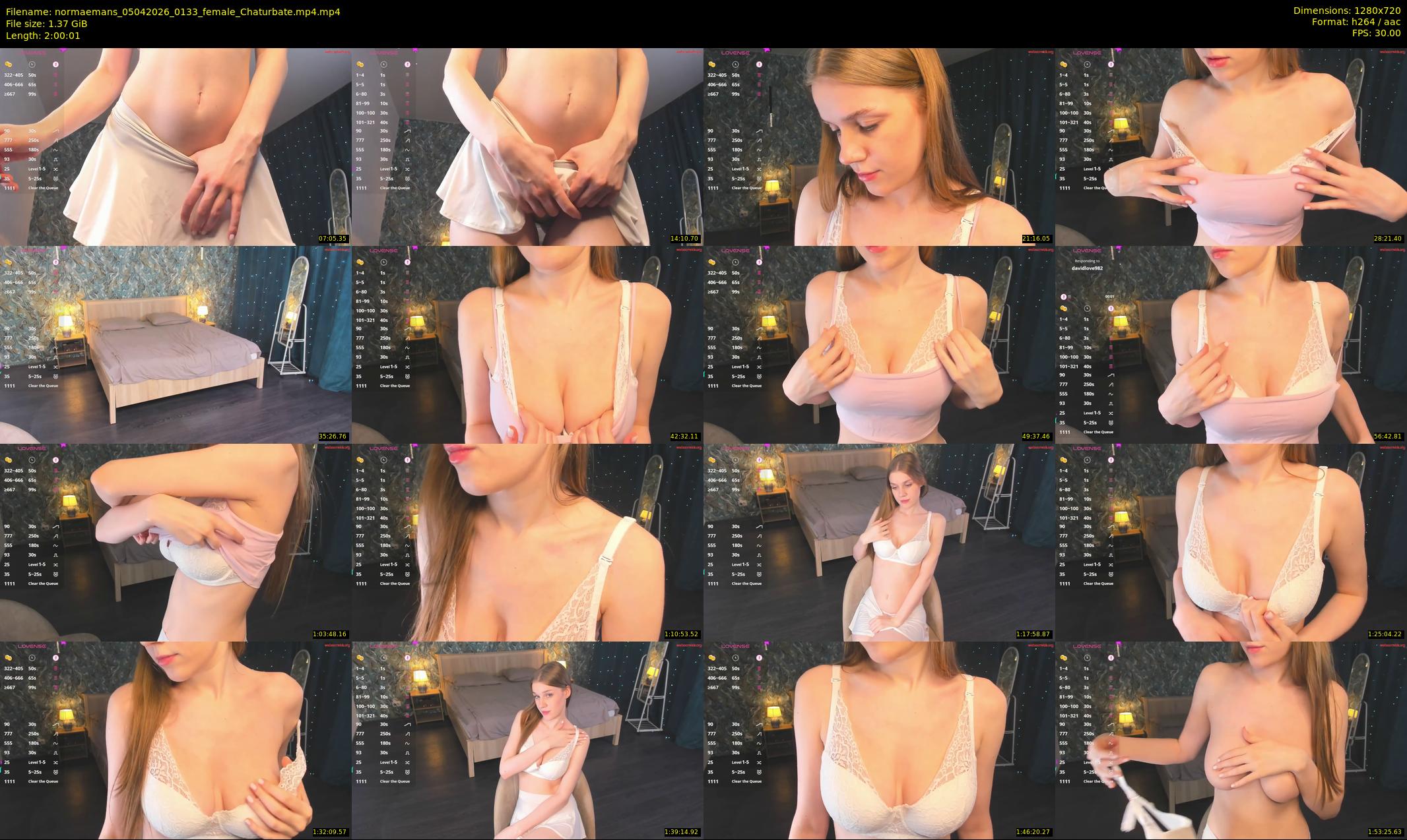 normaemans — 121 minute Chaturbate female cam show recording, 720p, Apr 5, 2026
