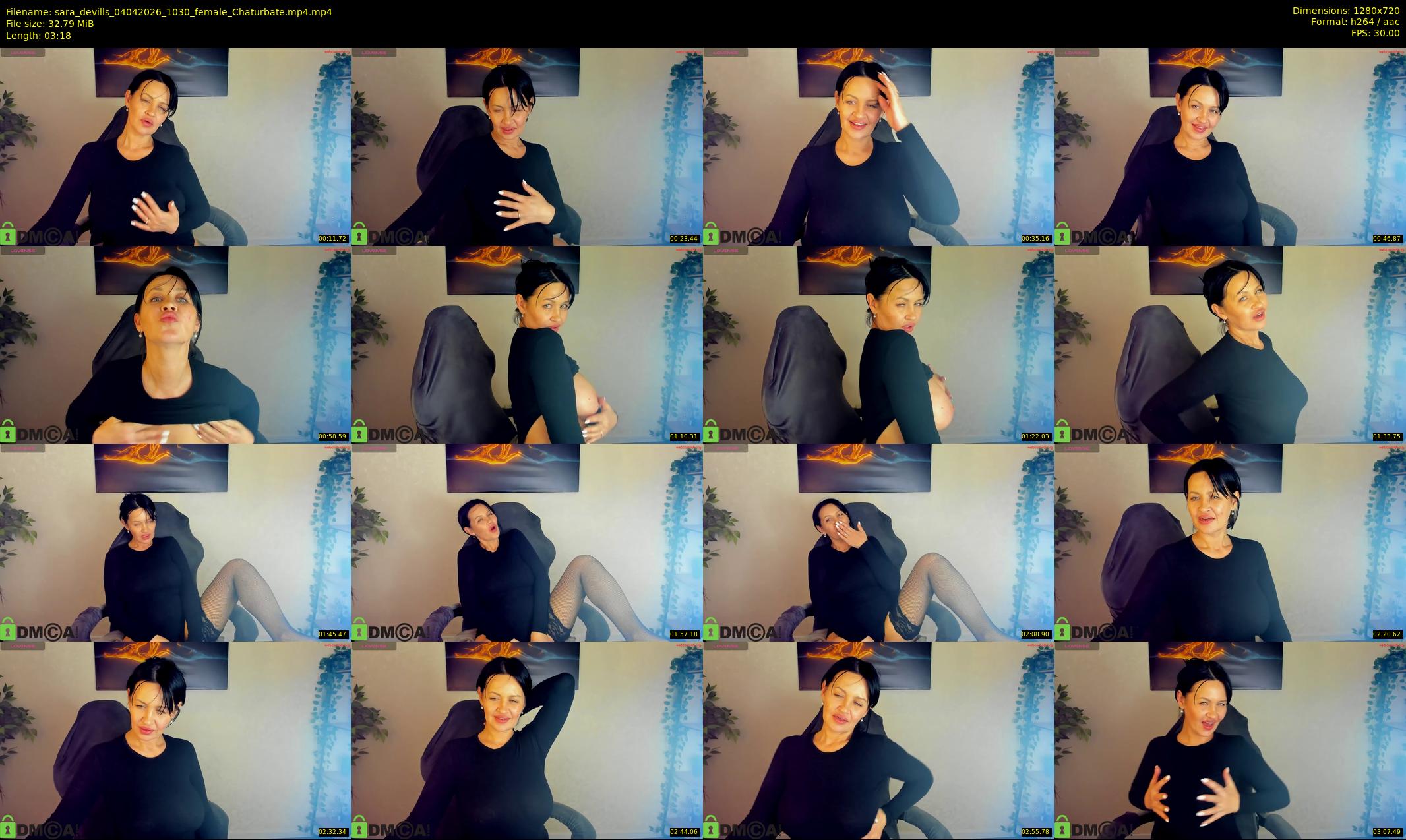 sara_devills — 4 minute Chaturbate female cam show recording, 720p, Apr 4, 2026
