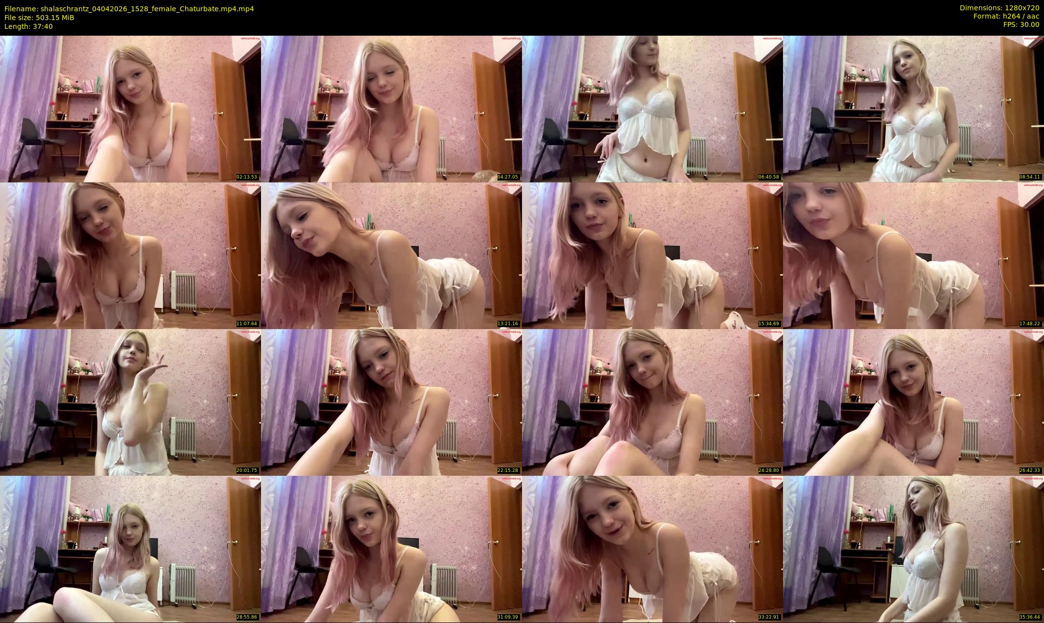 shalaschrantz — 38 minute Chaturbate female cam show recording, 720p, Apr 4, 2026