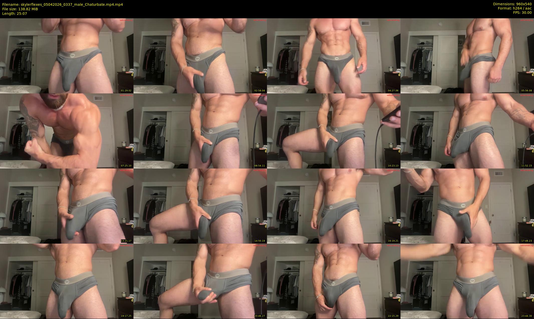 skylerflexes — 26 minute Chaturbate male cam show recording, 480p, Apr 5, 2026