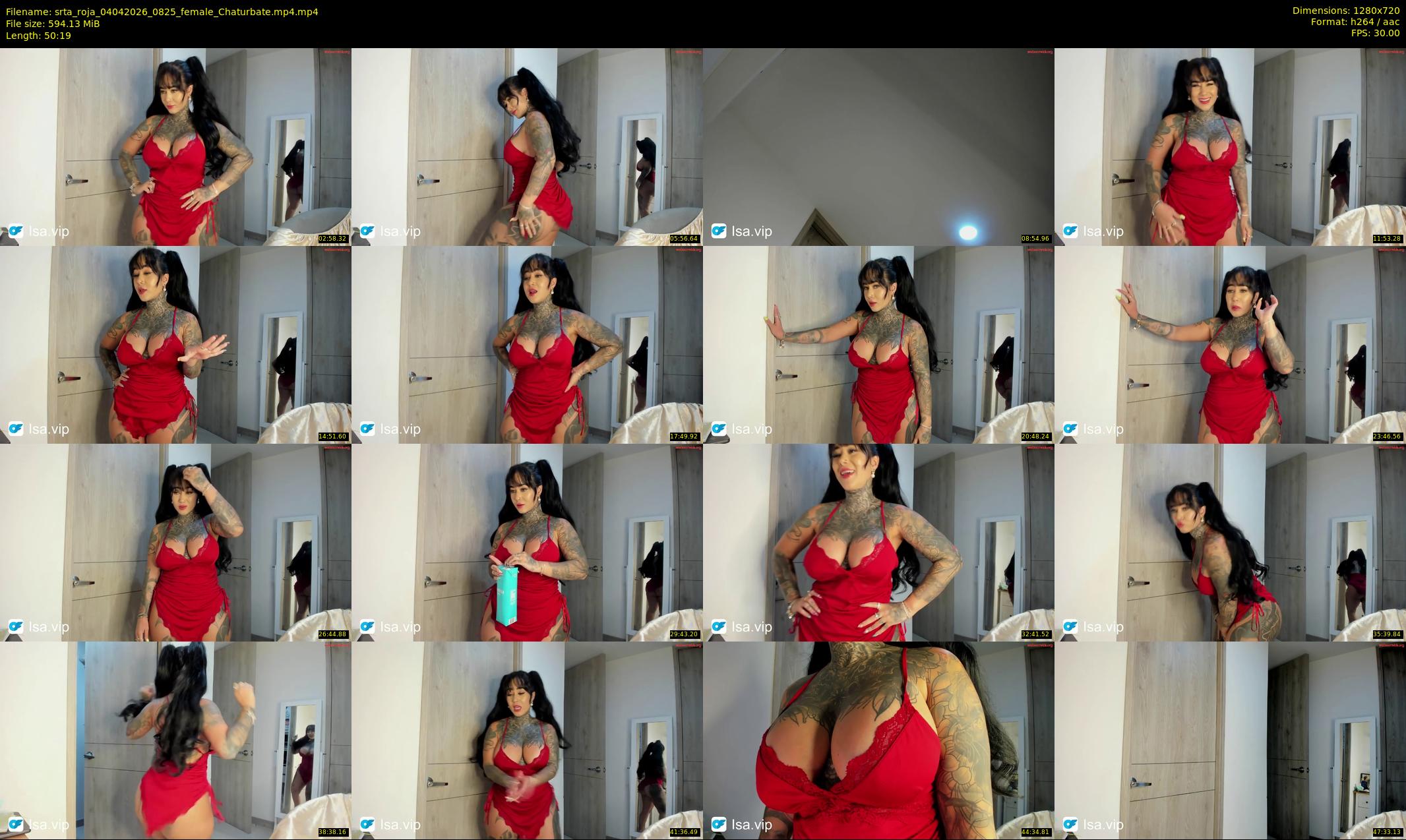 srta_roja — 51 minute Chaturbate female cam show recording, 720p, Apr 4, 2026