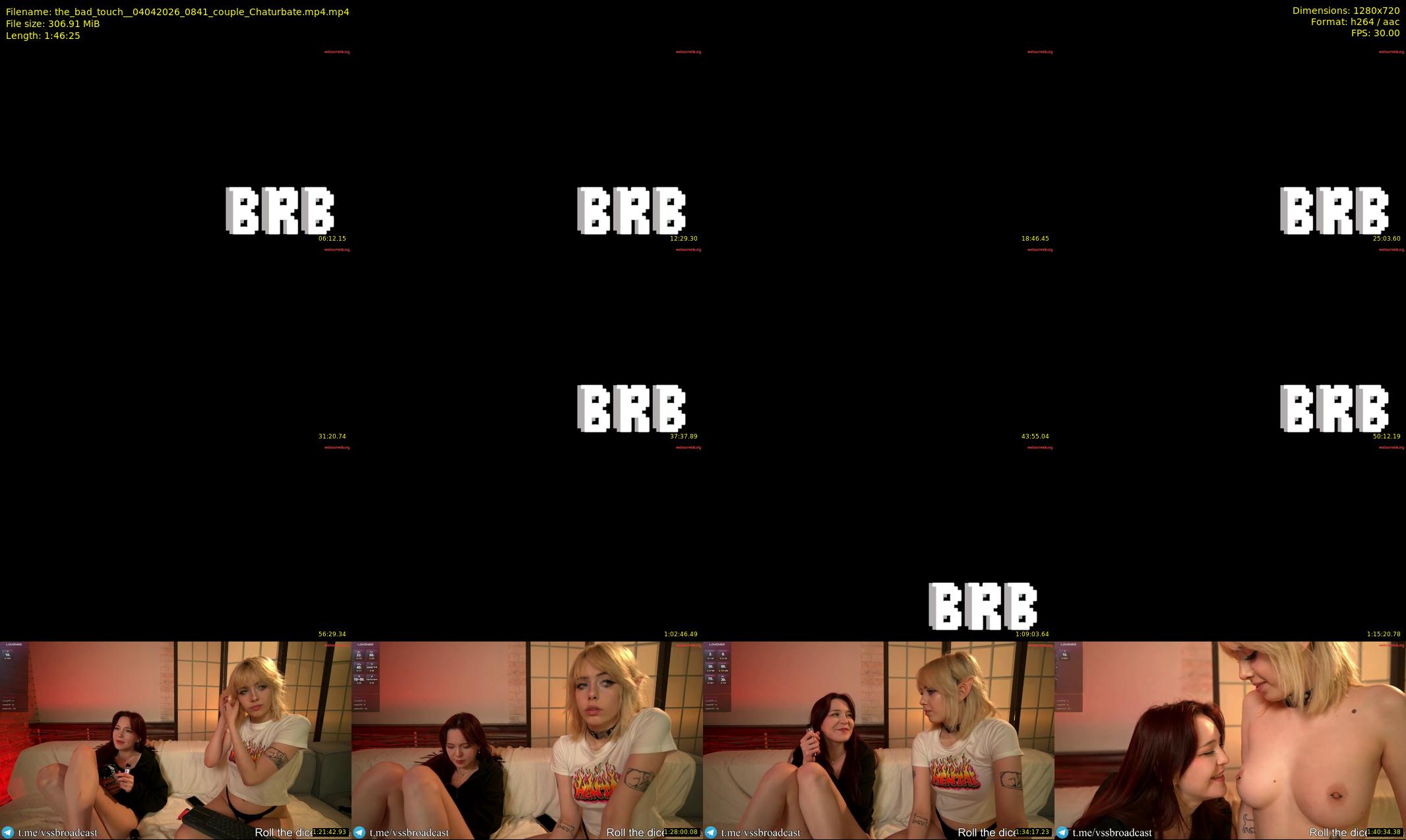 the_bad_touch_ — 107 minute Chaturbate couple cam show recording, 720p, Apr 4, 2026