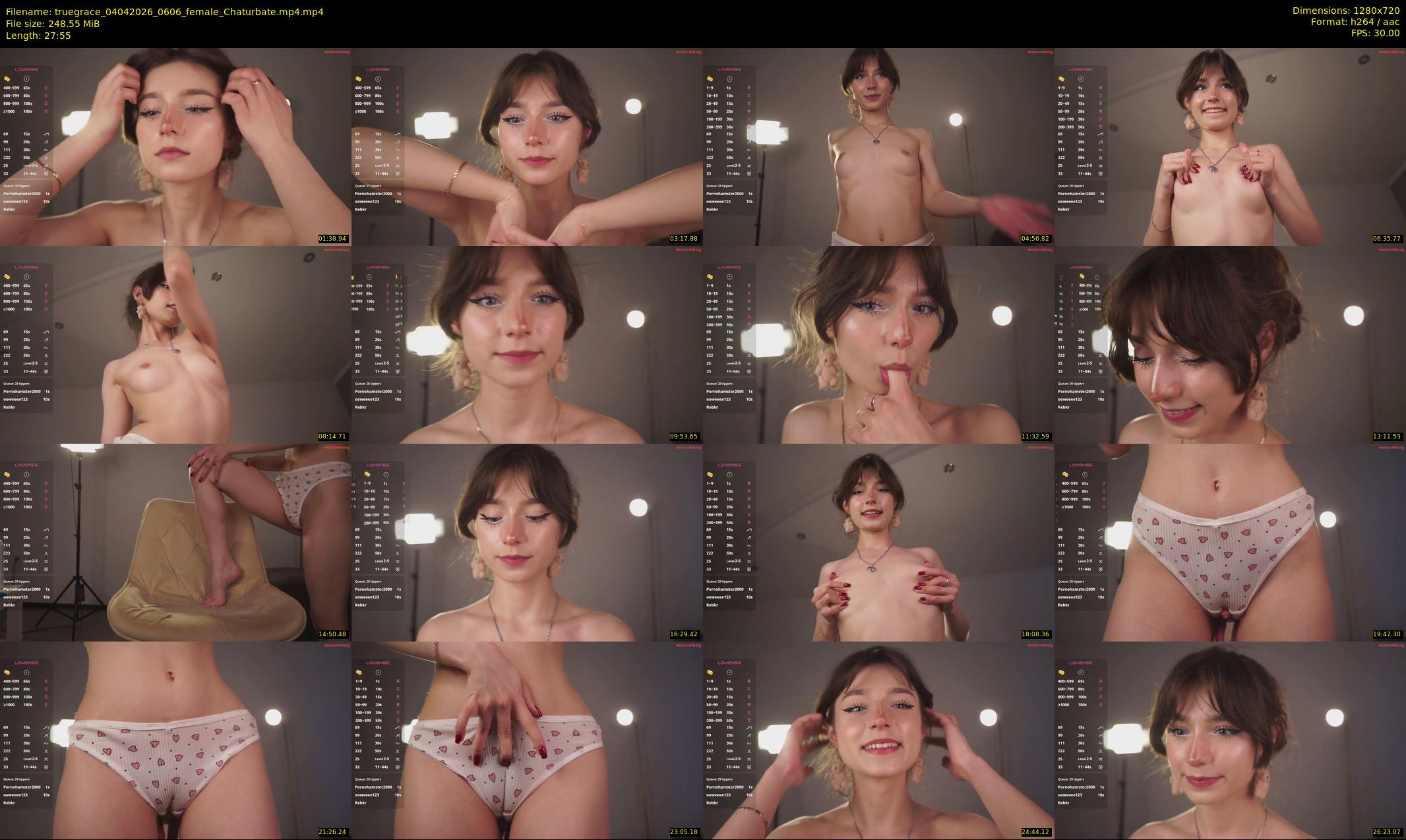 truegrace — 28 minute Chaturbate female cam show recording, 720p, Apr 4, 2026