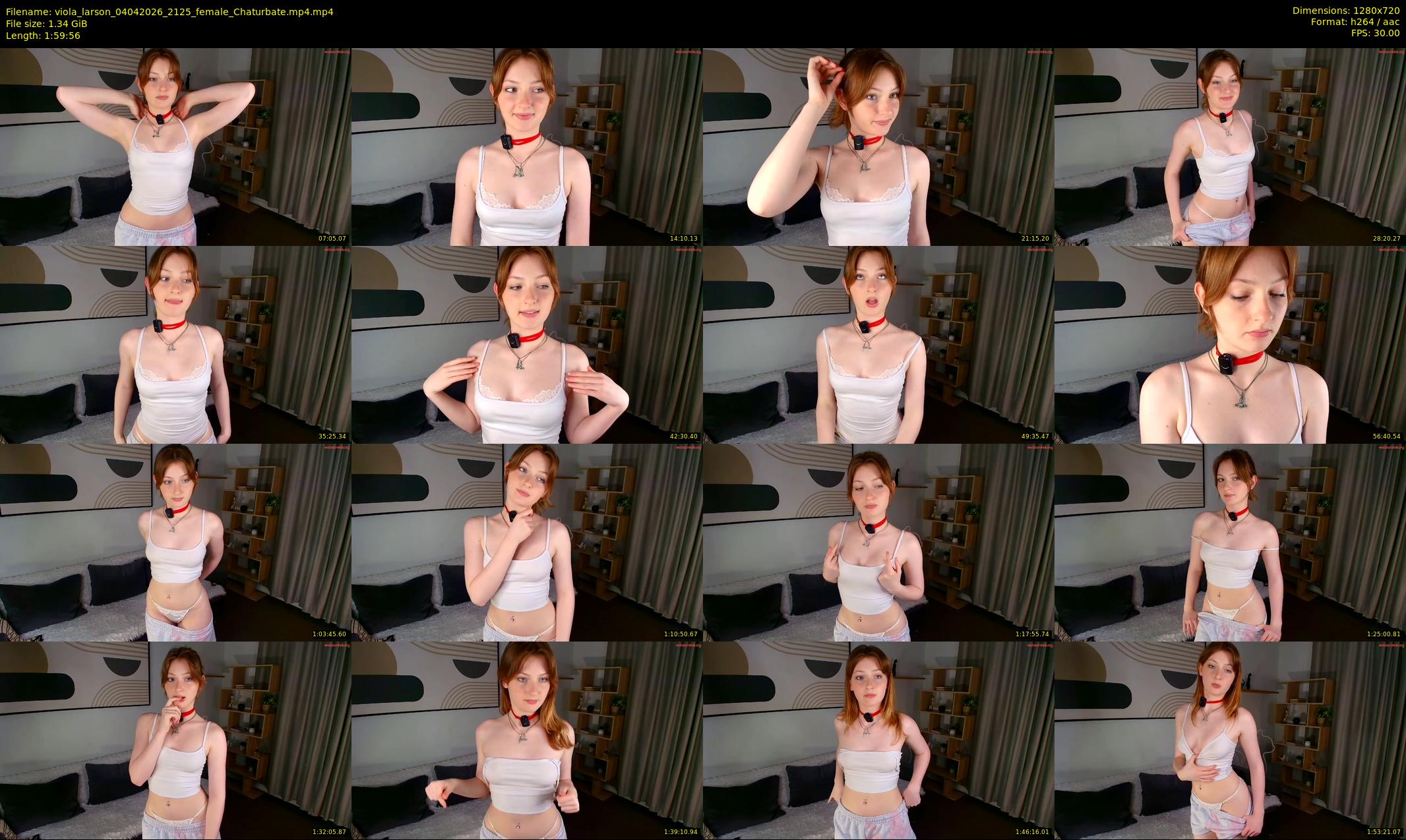 viola_larson — 120 minute Chaturbate female cam show recording, 720p, Apr 4, 2026