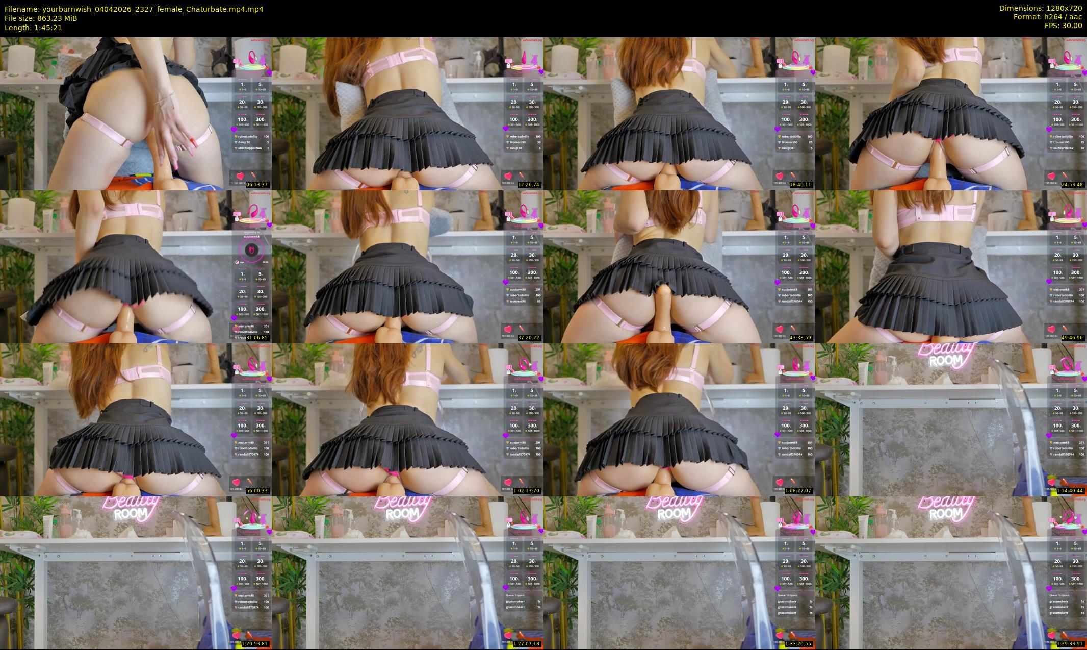 yourburnwish — 106 minute Chaturbate female cam show recording, 720p, Apr 4, 2026