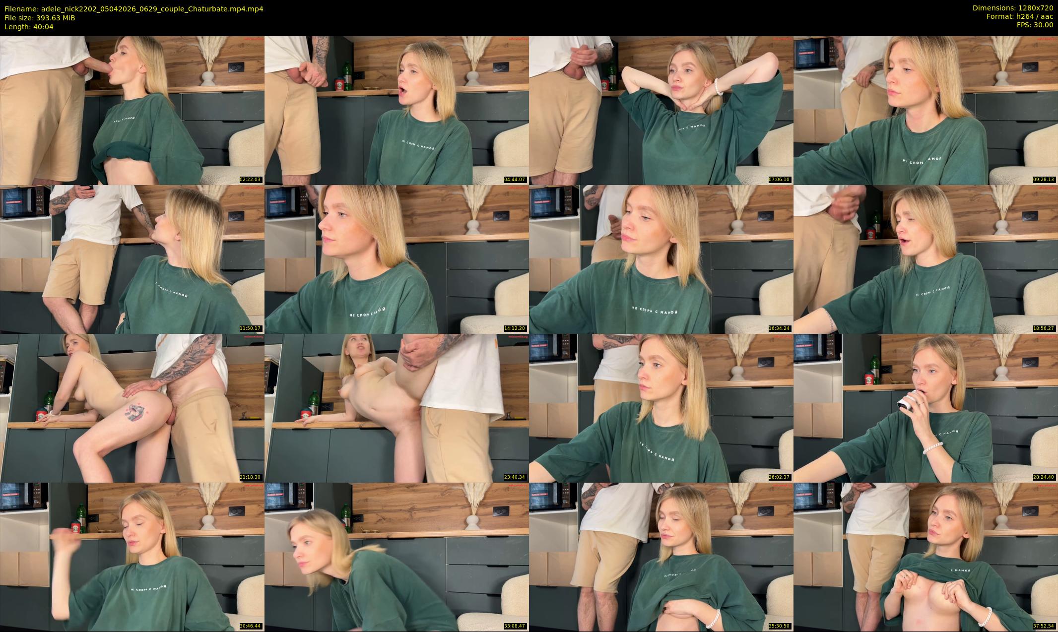 adele_nick2202 — 41 minute Chaturbate couple cam show recording, 720p, Apr 5, 2026