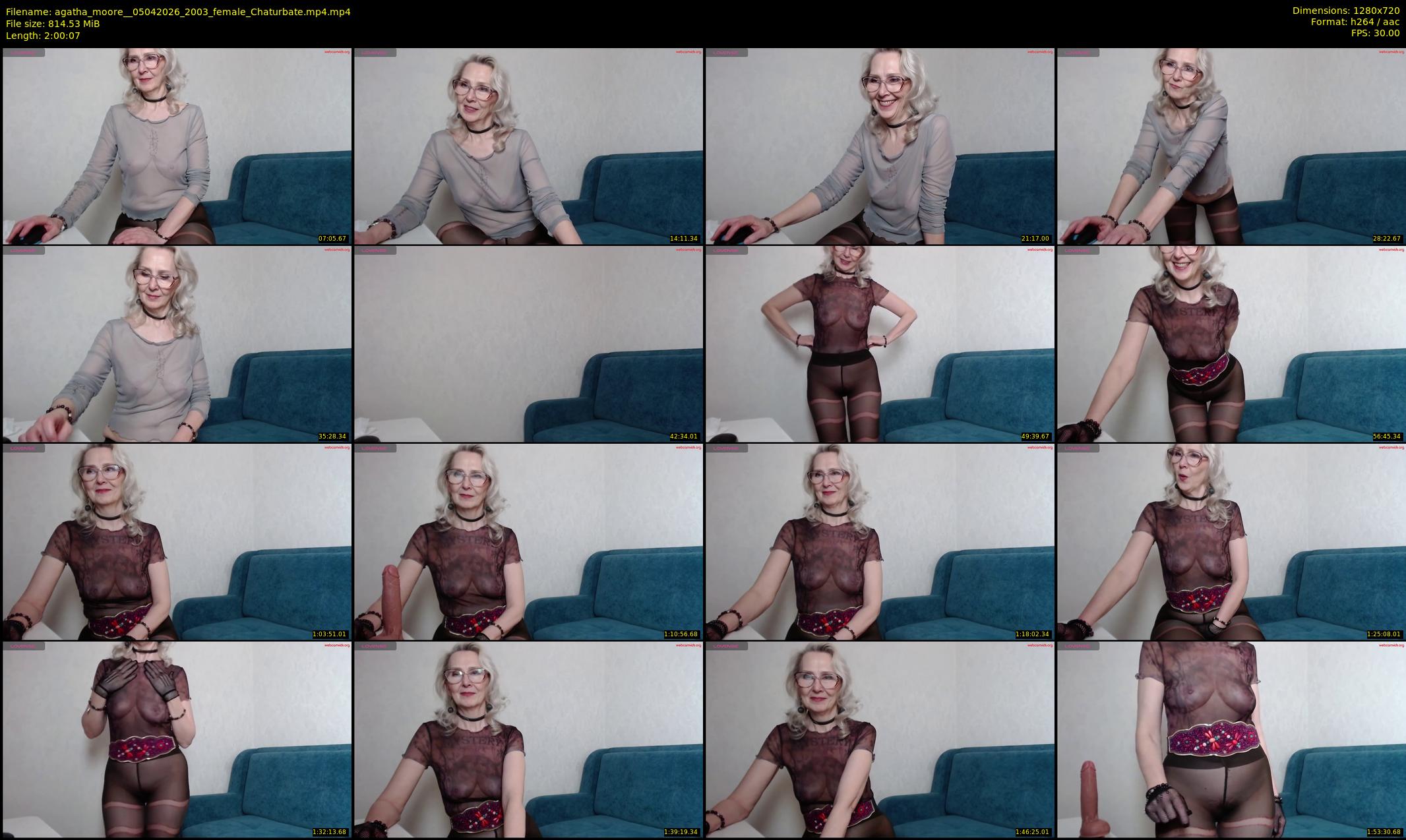 agatha_moore_ — 121 minute Chaturbate female cam show recording, 720p, Apr 5, 2026