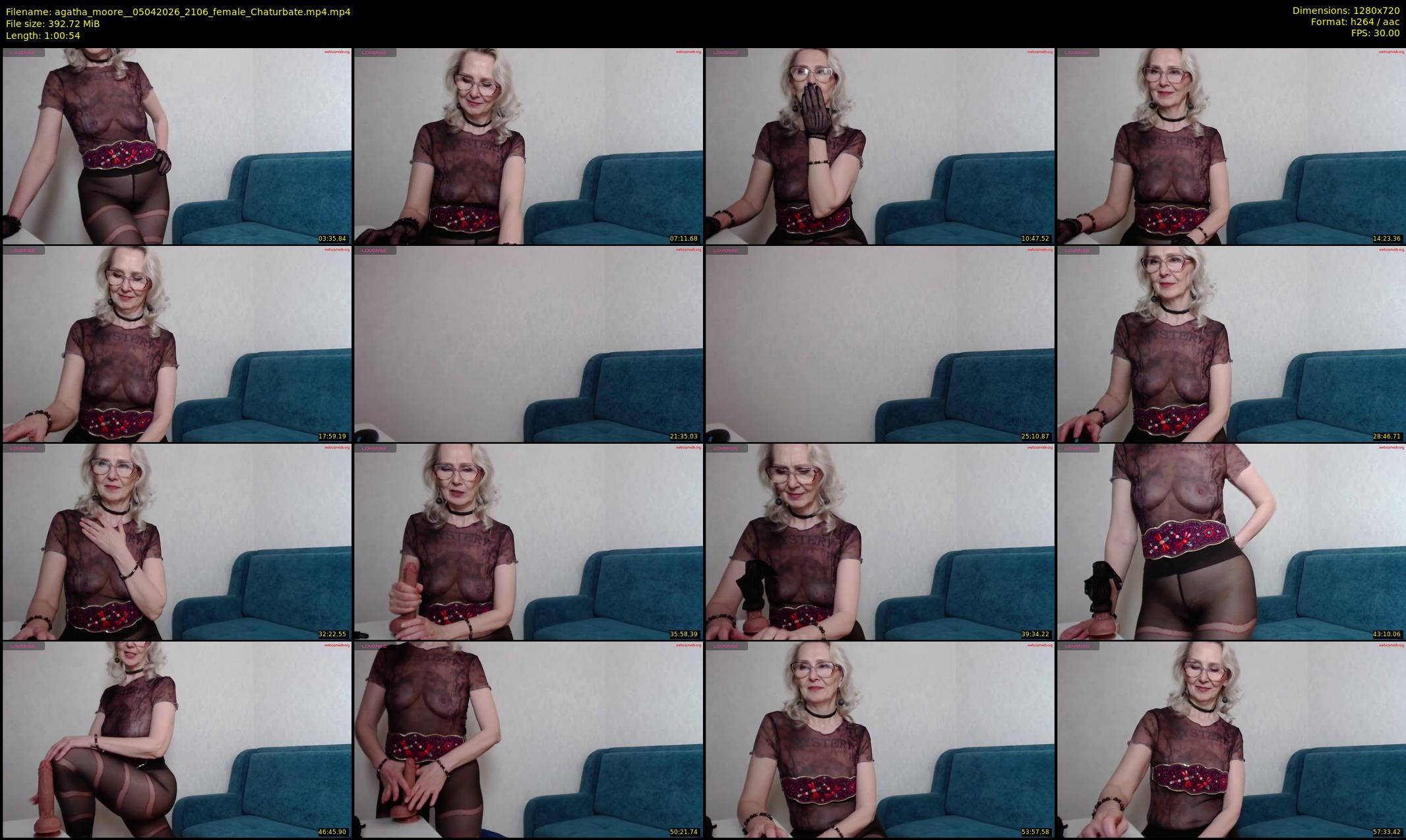 agatha_moore_ — 61 minute Chaturbate female cam show recording, 720p, Apr 5, 2026