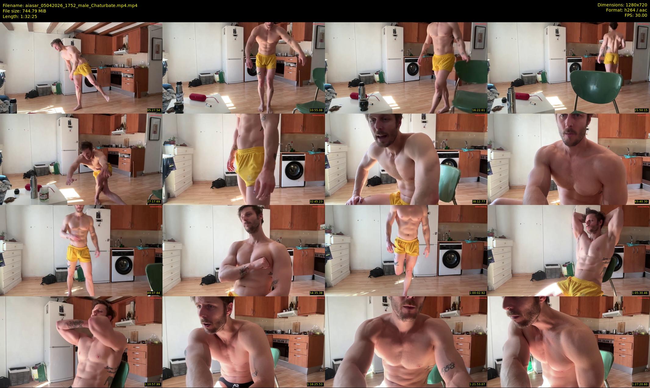 aiasar — 93 minute Chaturbate male cam show recording, 720p, Apr 5, 2026
