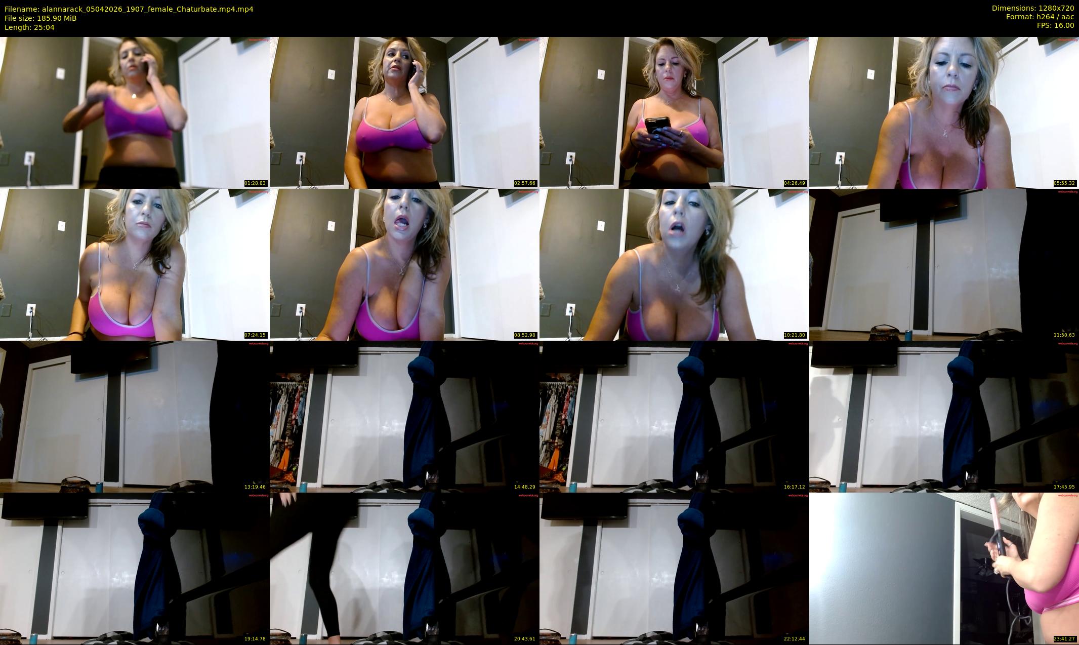 alannarack — 26 minute Chaturbate female cam show recording, 720p, Apr 5, 2026