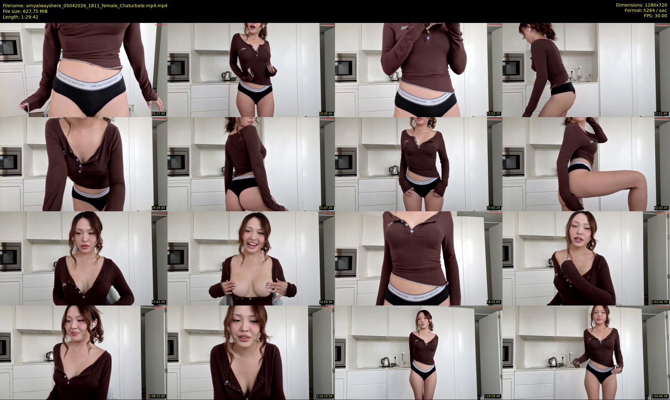 amyalwayshere — 90 minute Chaturbate female cam show recording, 720p, Apr 5, 2026