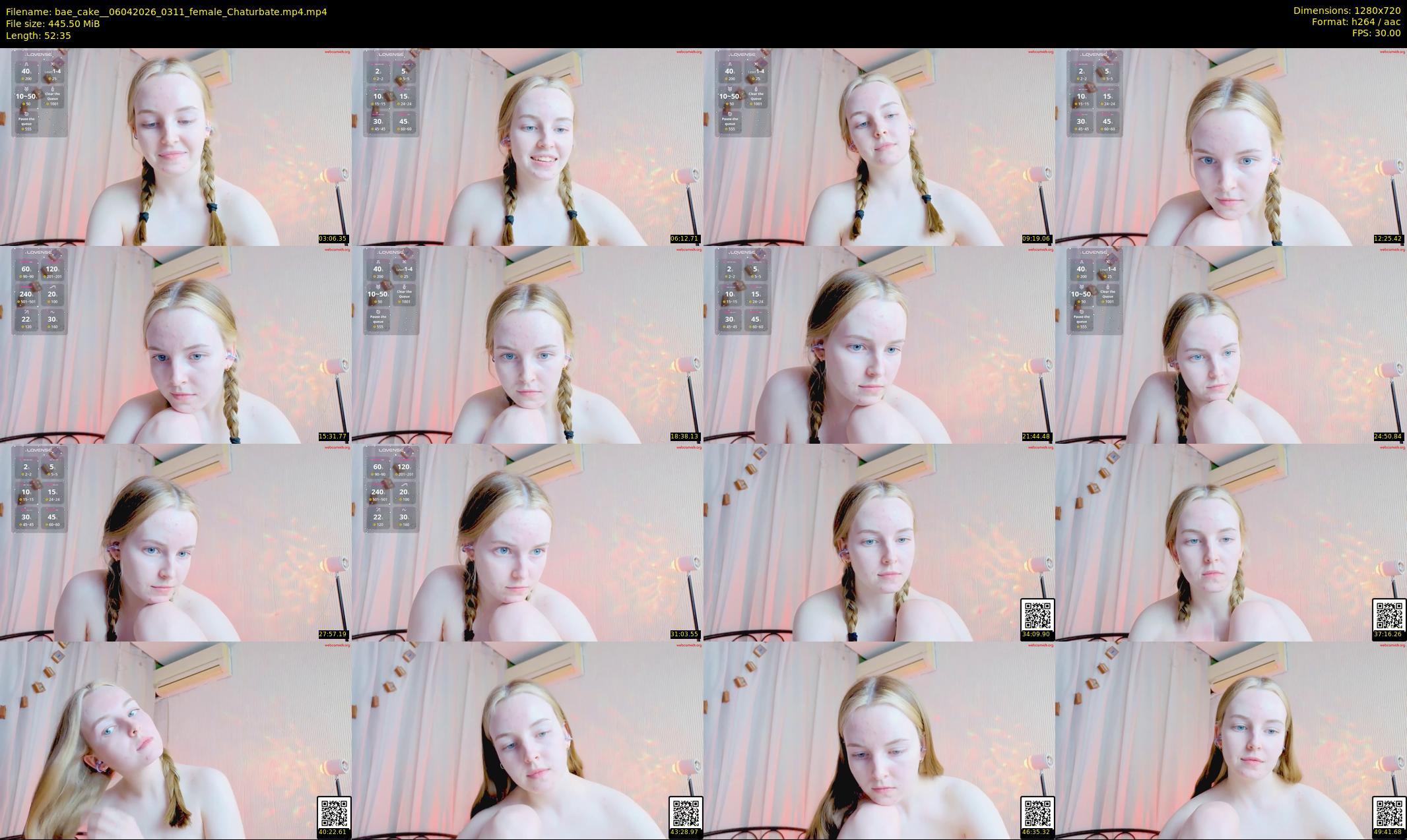 bae_cake_ — 53 minute Chaturbate female cam show recording, 720p, Apr 6, 2026