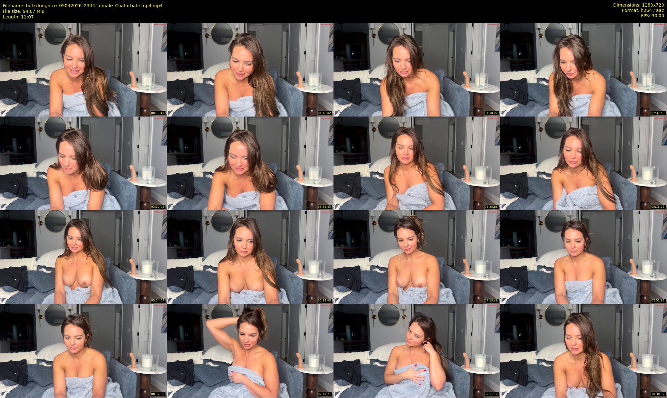 befxckingnice — 12 minute Chaturbate female cam show recording, 720p, Apr 5, 2026