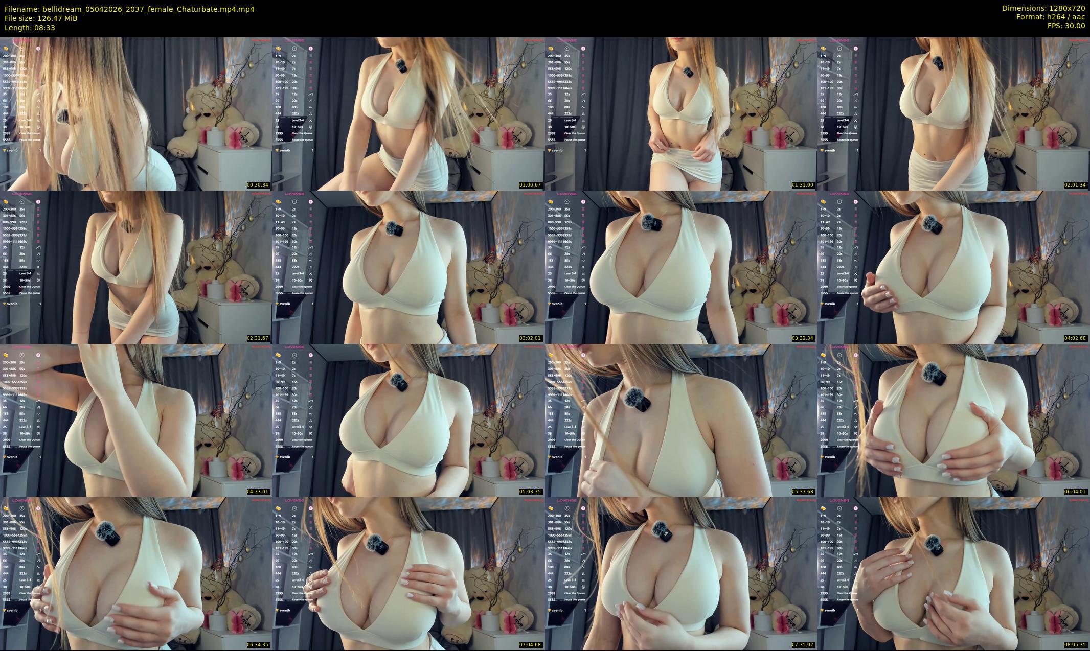 bellidream — 9 minute Chaturbate female cam show recording, 720p, Apr 5, 2026