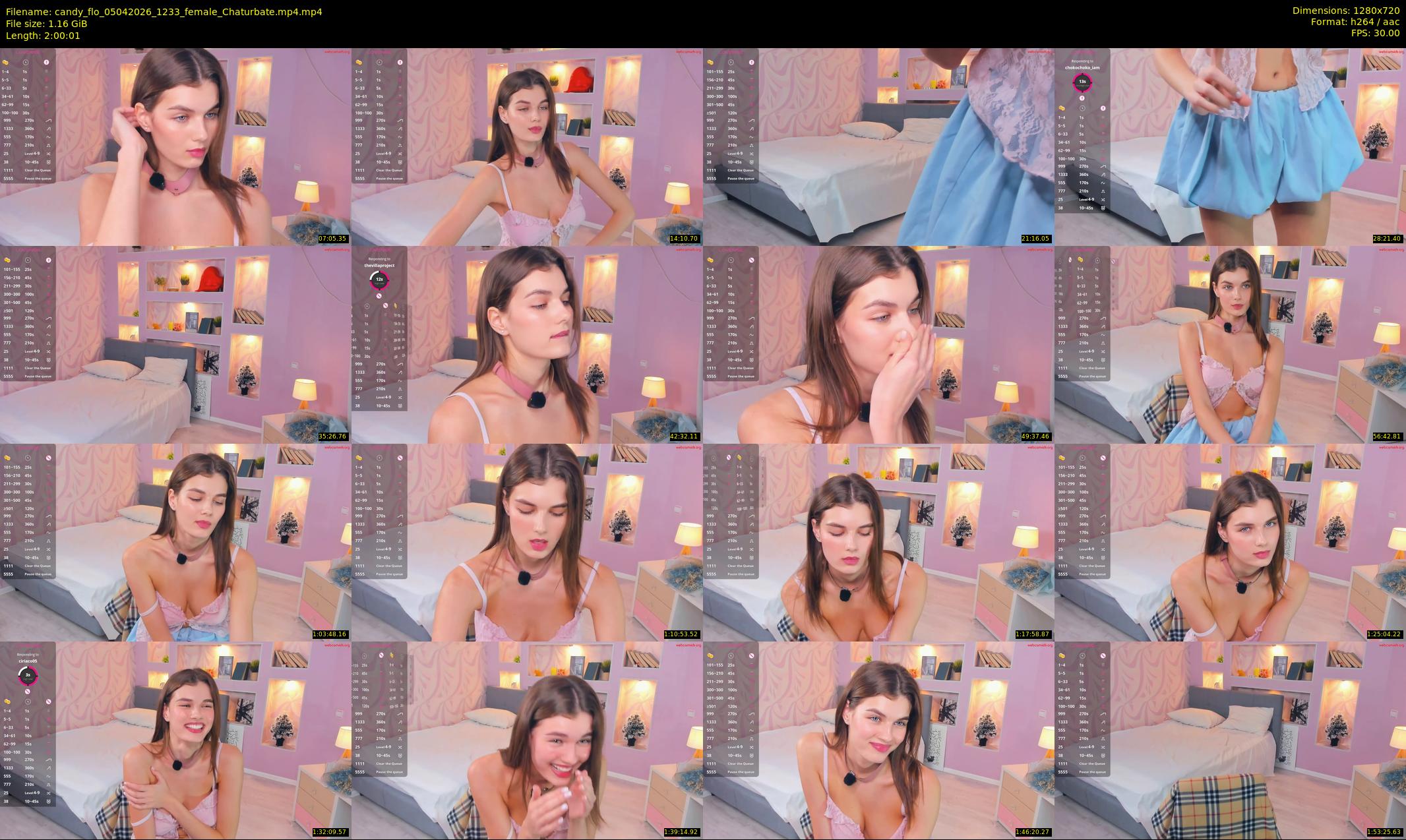candy_flo — 121 minute Chaturbate female cam show recording, 720p, Apr 5, 2026