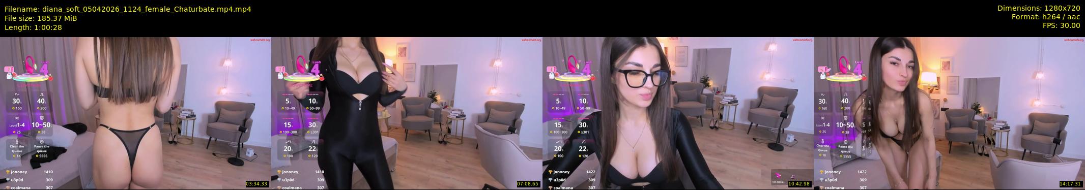 diana_soft — 61 minute Chaturbate female cam show recording, 720p, Apr 5, 2026