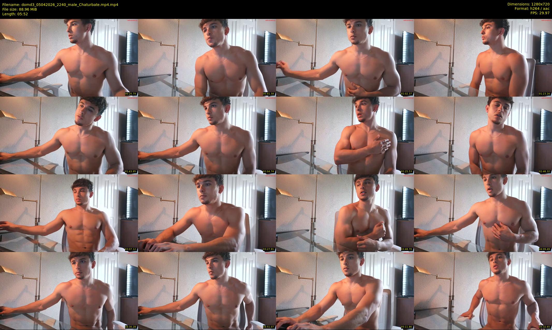 domd3 — 6 minute Chaturbate male cam show recording, 720p, Apr 5, 2026
