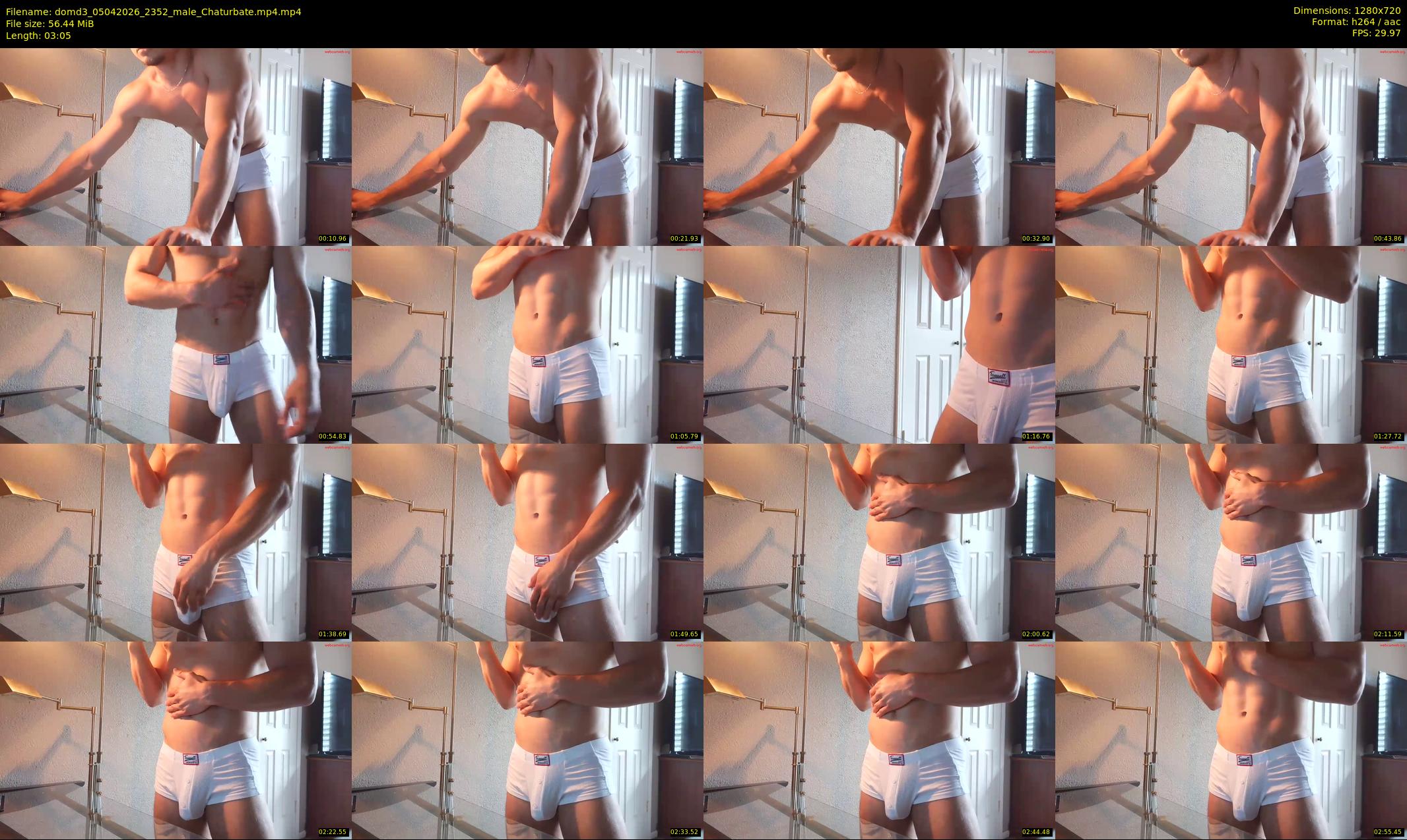 domd3 — 4 minute Chaturbate male cam show recording, 720p, Apr 5, 2026